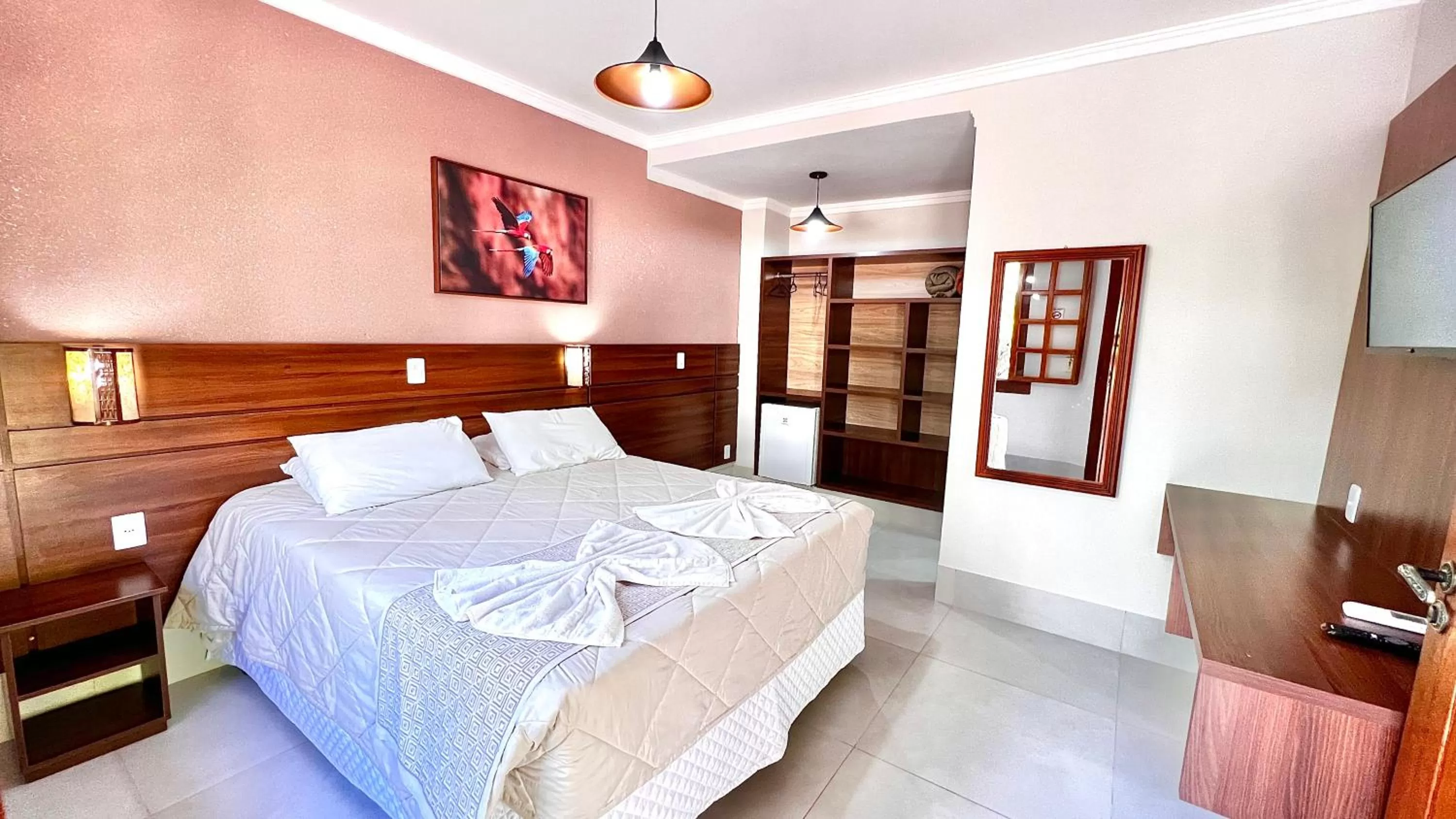 Bed in Hotel Cabanas