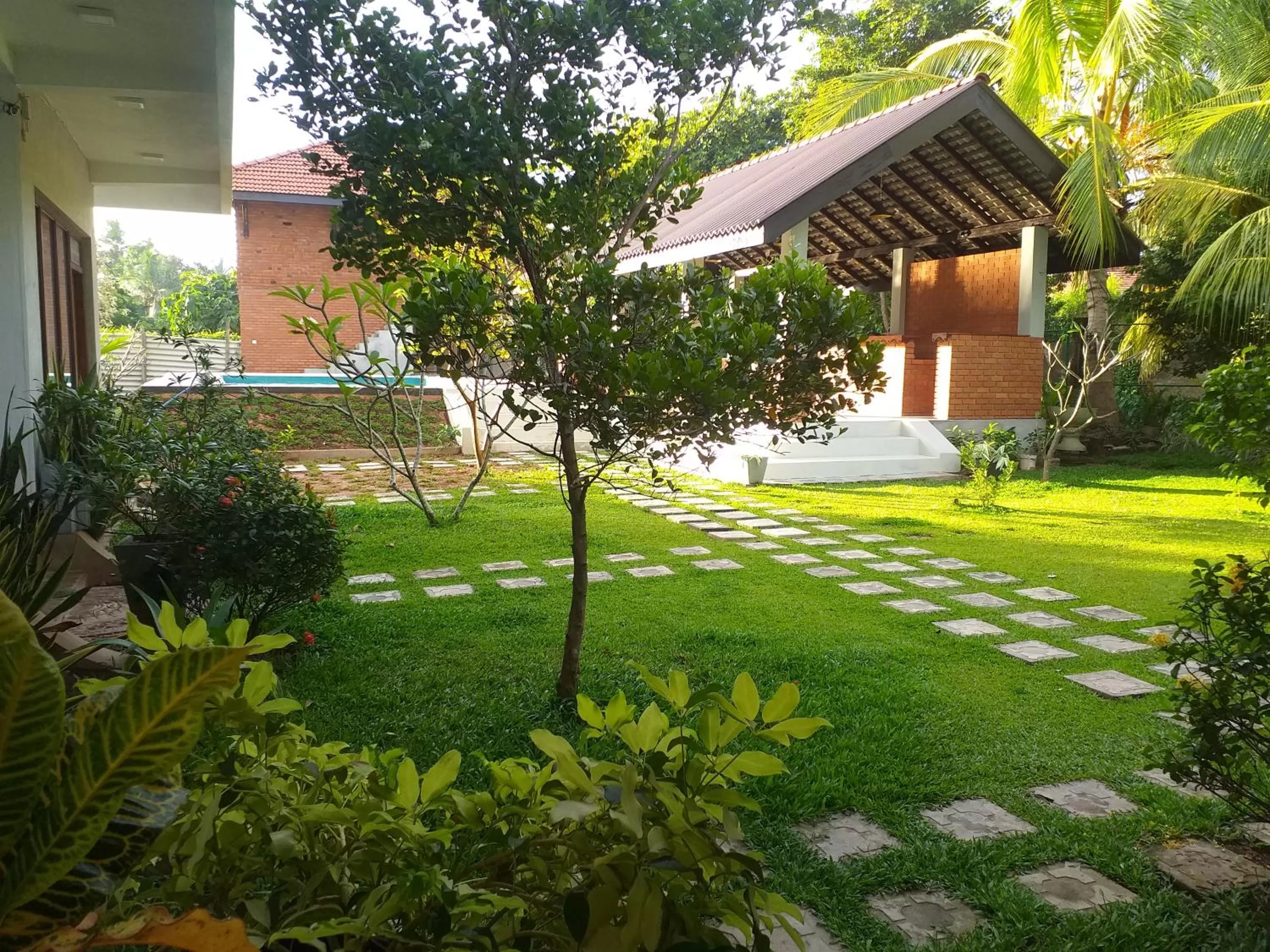 Garden in Green Wood Villa Negombo