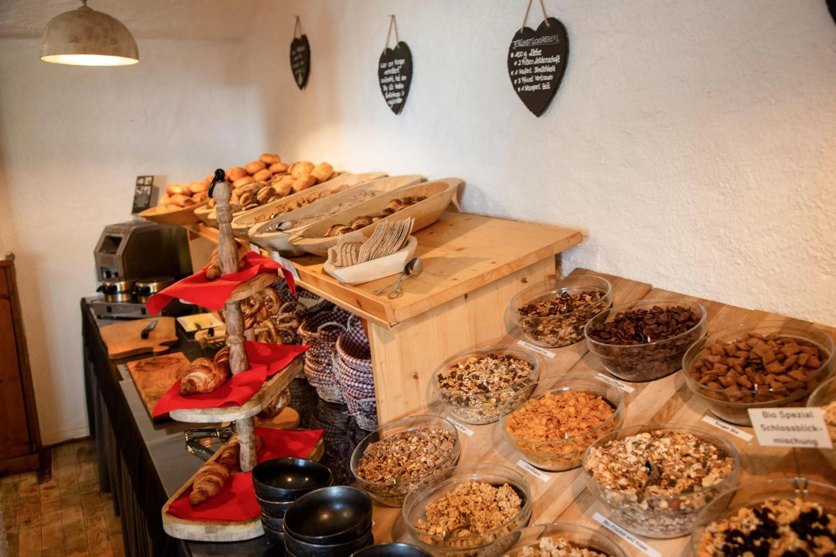 Buffet breakfast in Hotel Schlossblick Chiemsee