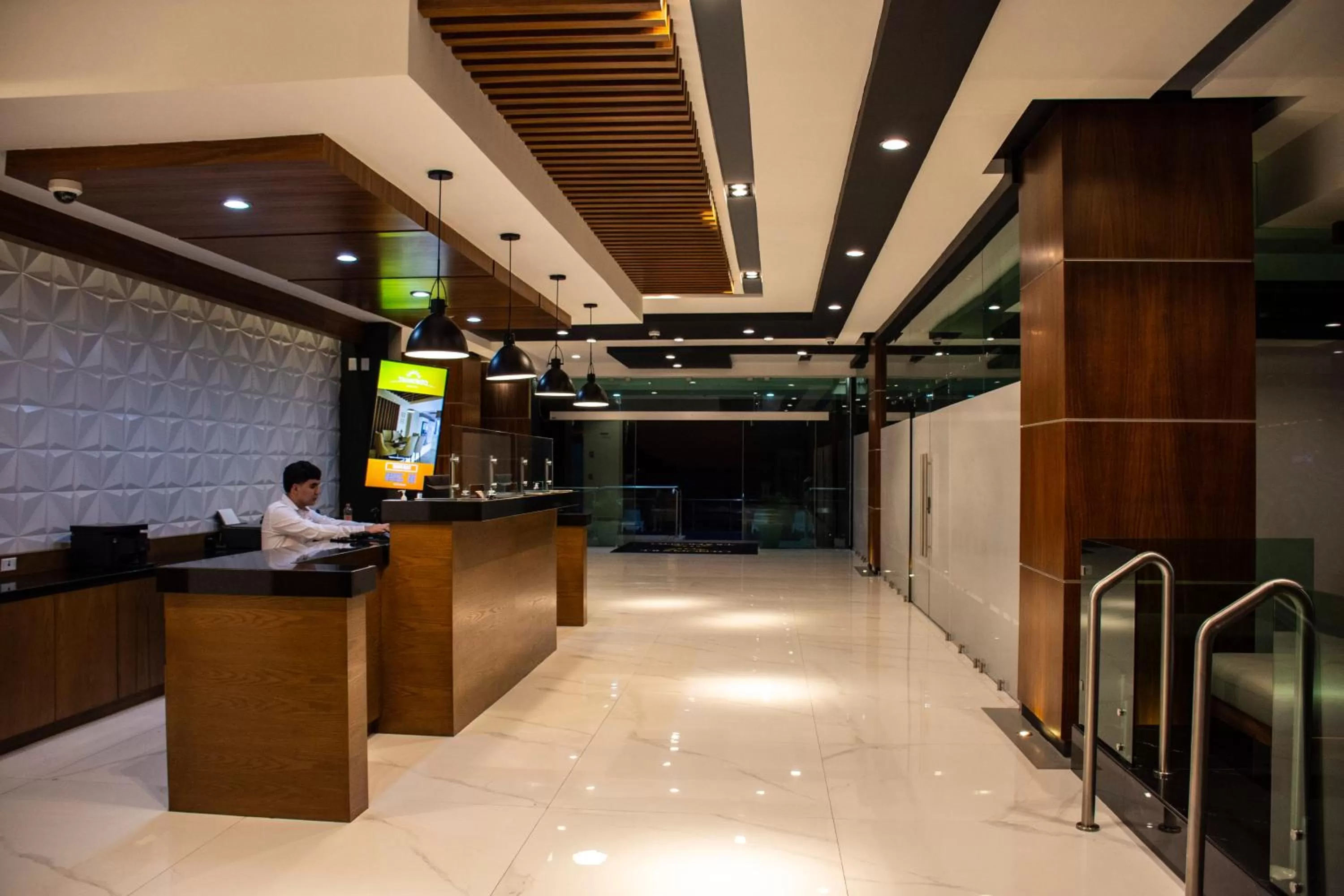 Lobby or reception in Hotel Tramamoto Mazatlan