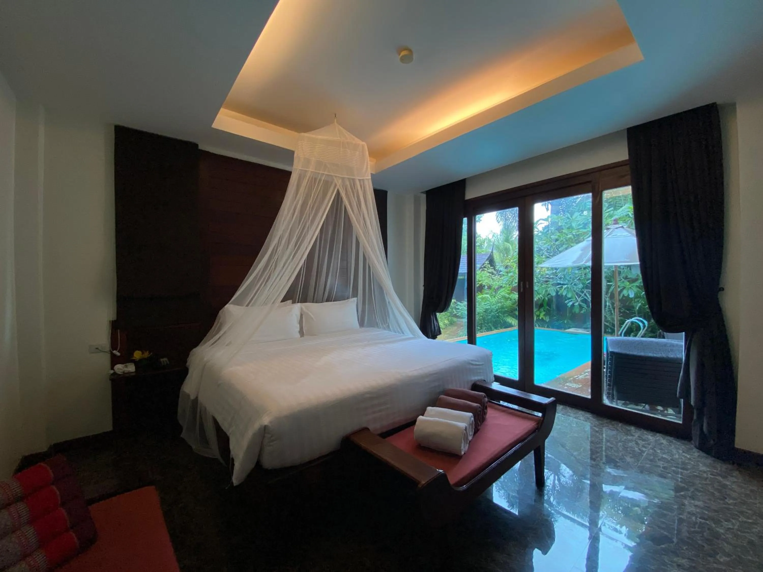 Bedroom in T-Villa Phuket