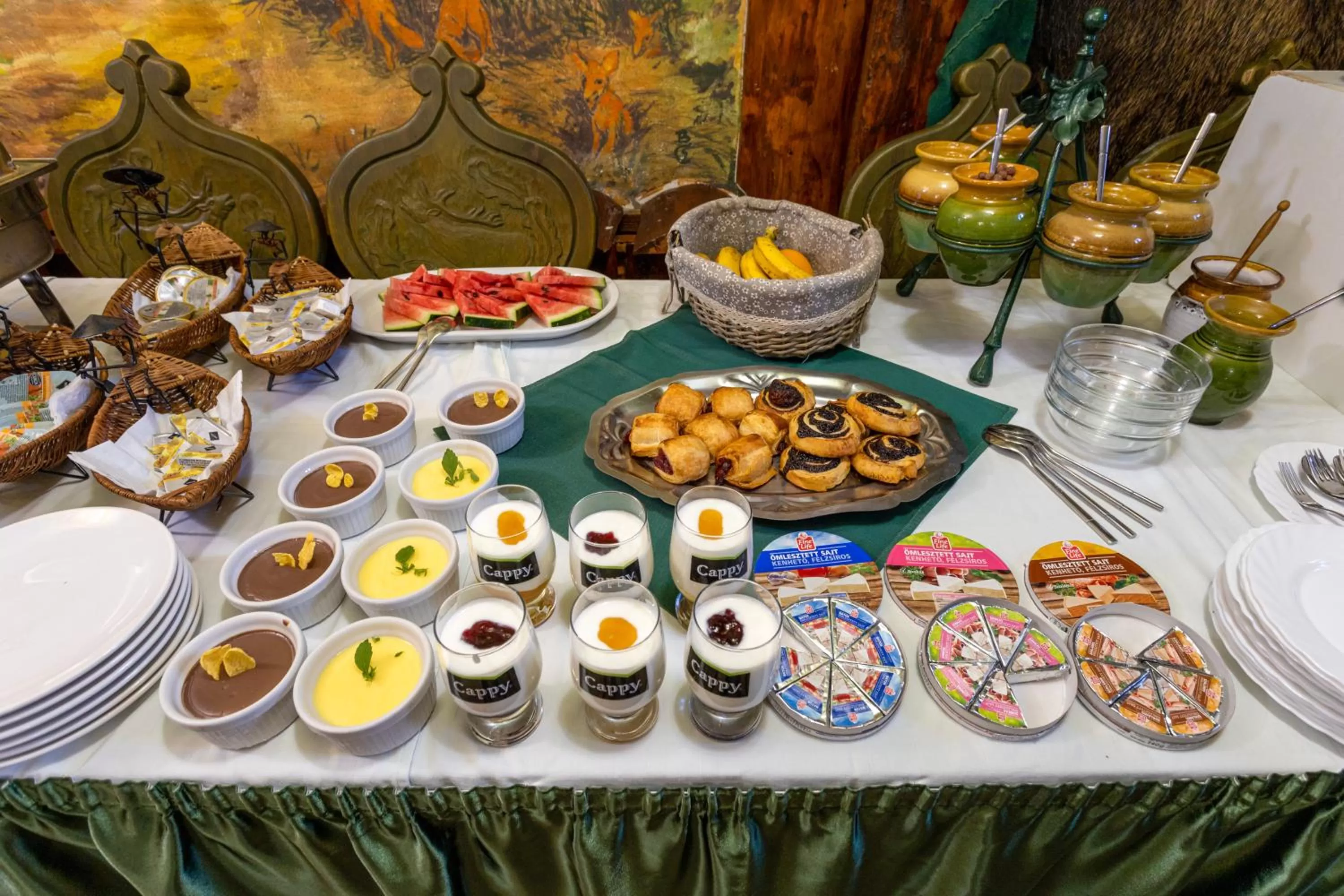 Buffet breakfast in Illés Hotel