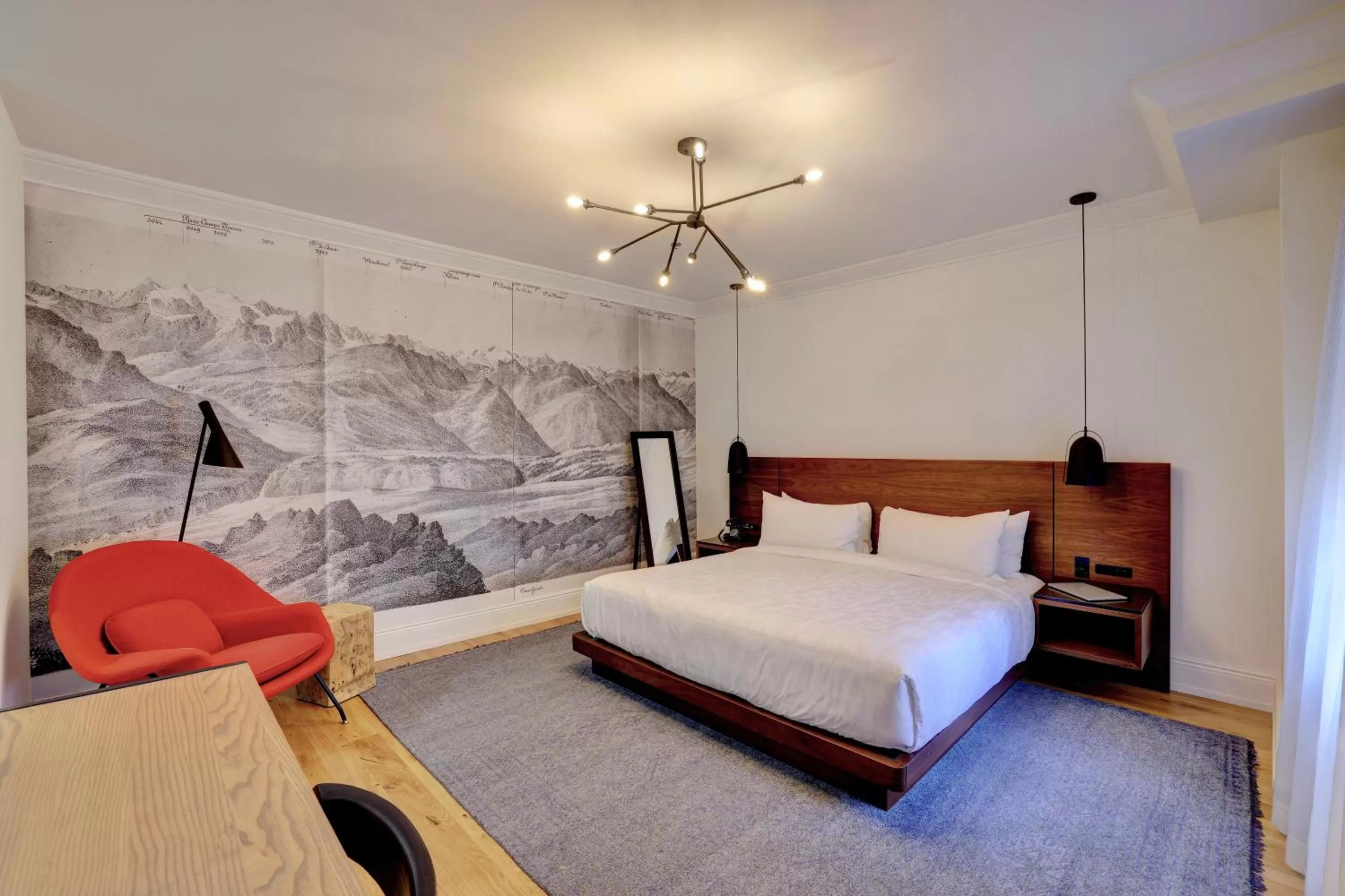 Bed in The Walper Hotel, part of JdV by Hyatt