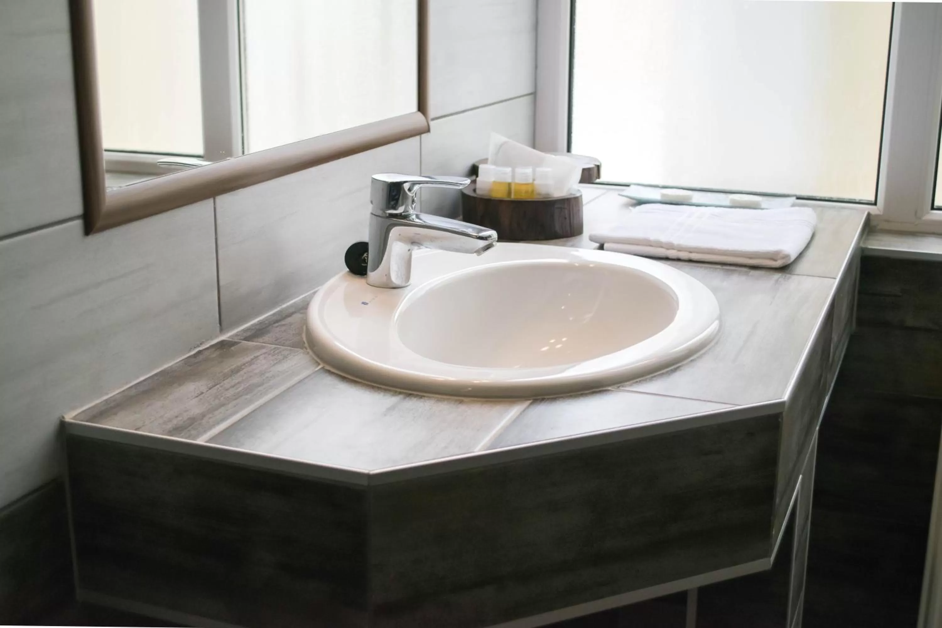 Bathroom in Petra Hotel