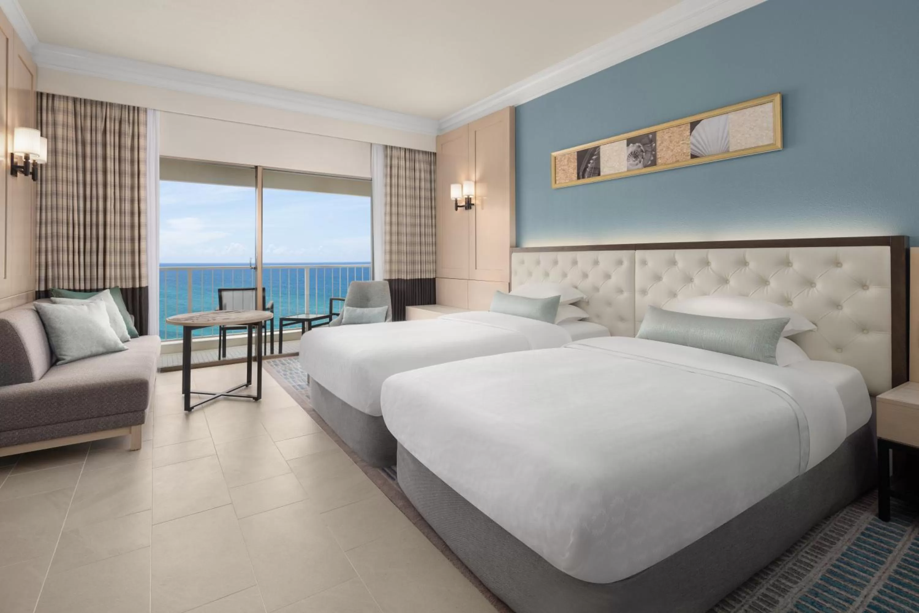 Bed in RIHGA Royal Laguna Guam Resort