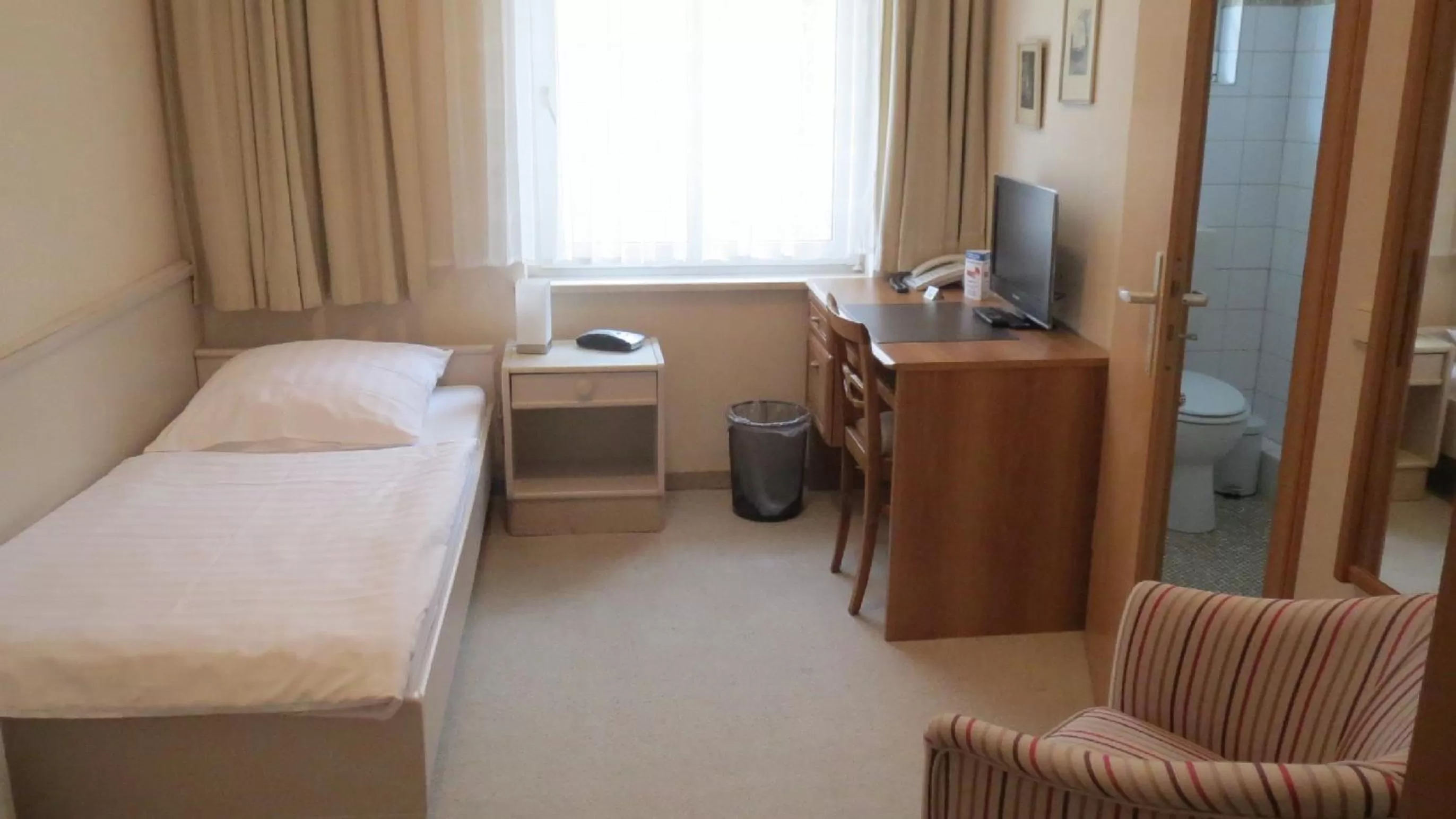 Bed in Pension Thiel