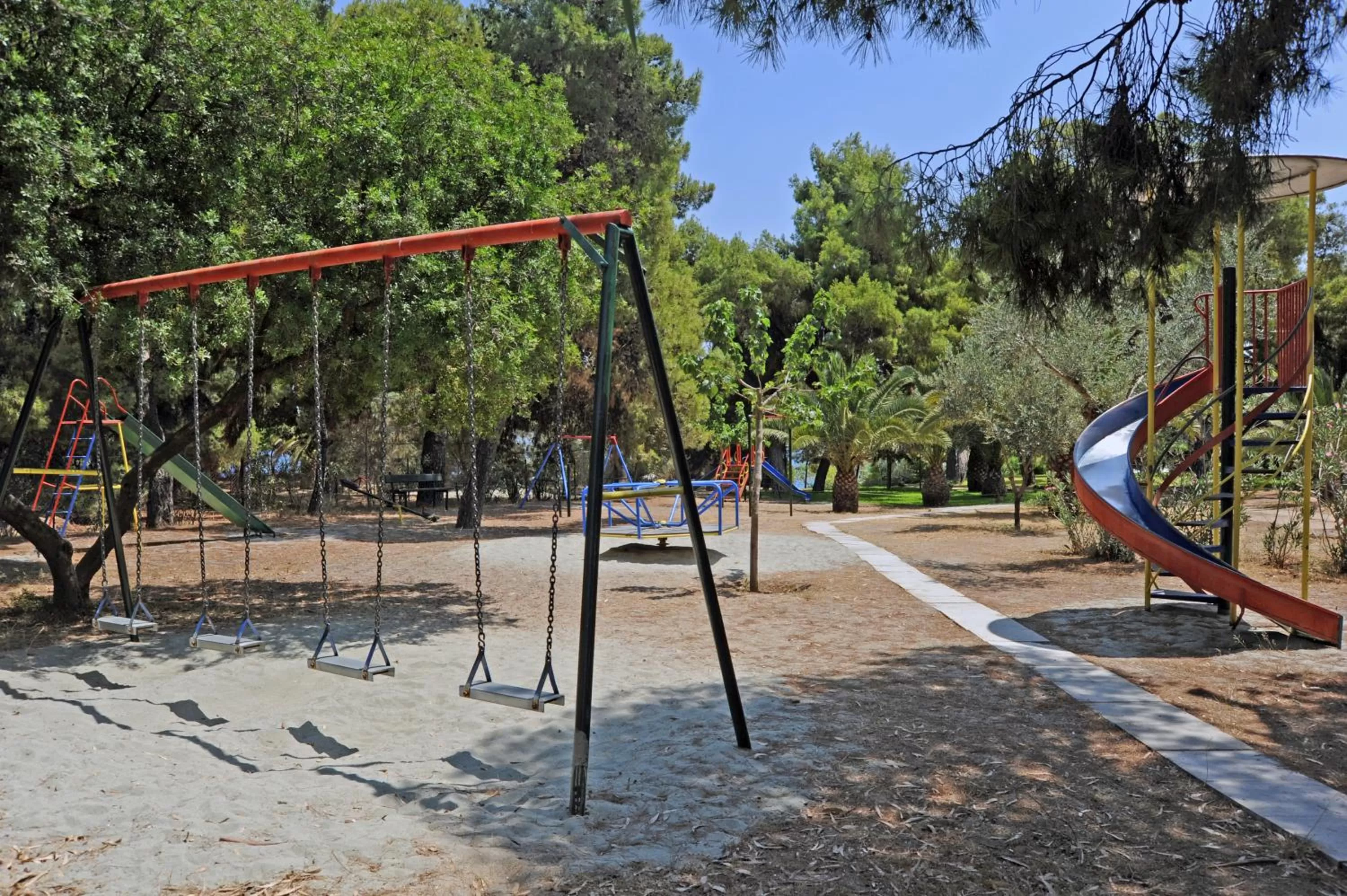 Children play ground in King Saron Hotel Resort