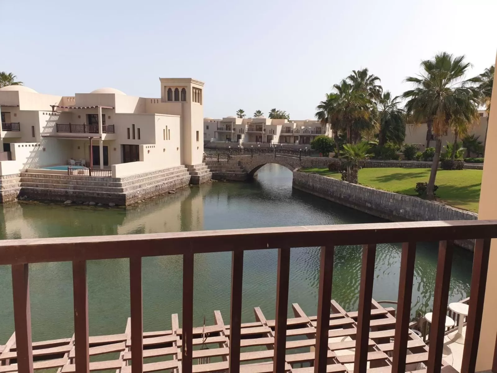 Balcony/Terrace in Peaceful Private Villa at Five Star Beach Resort