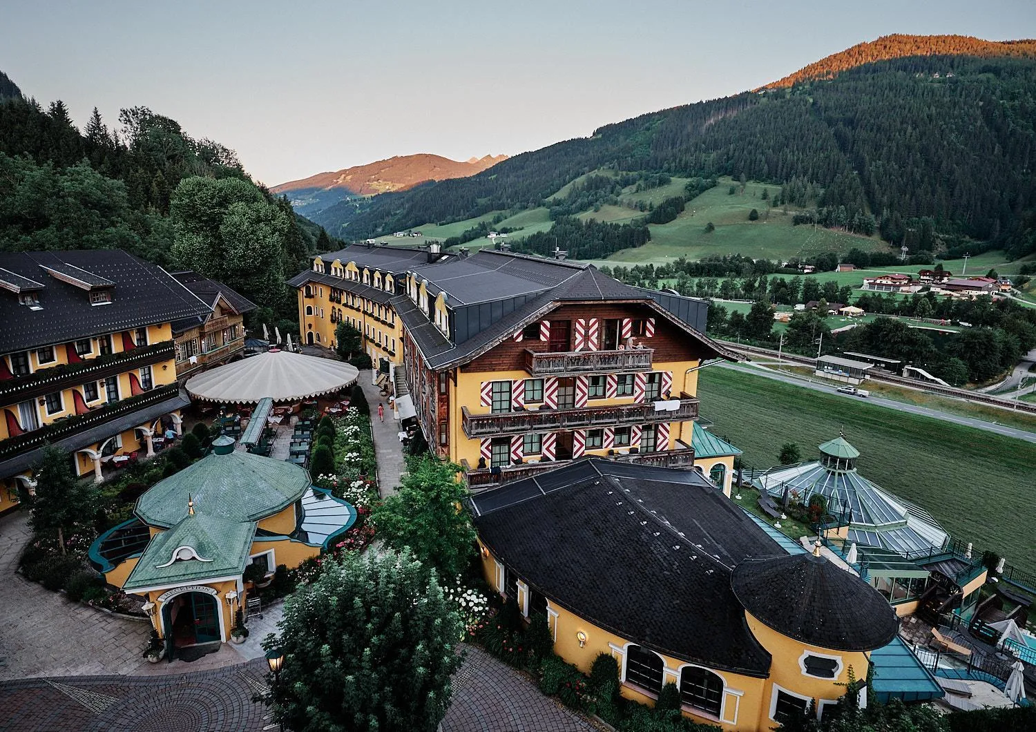 Bird's eye view in Hotel Pichlmayrgut