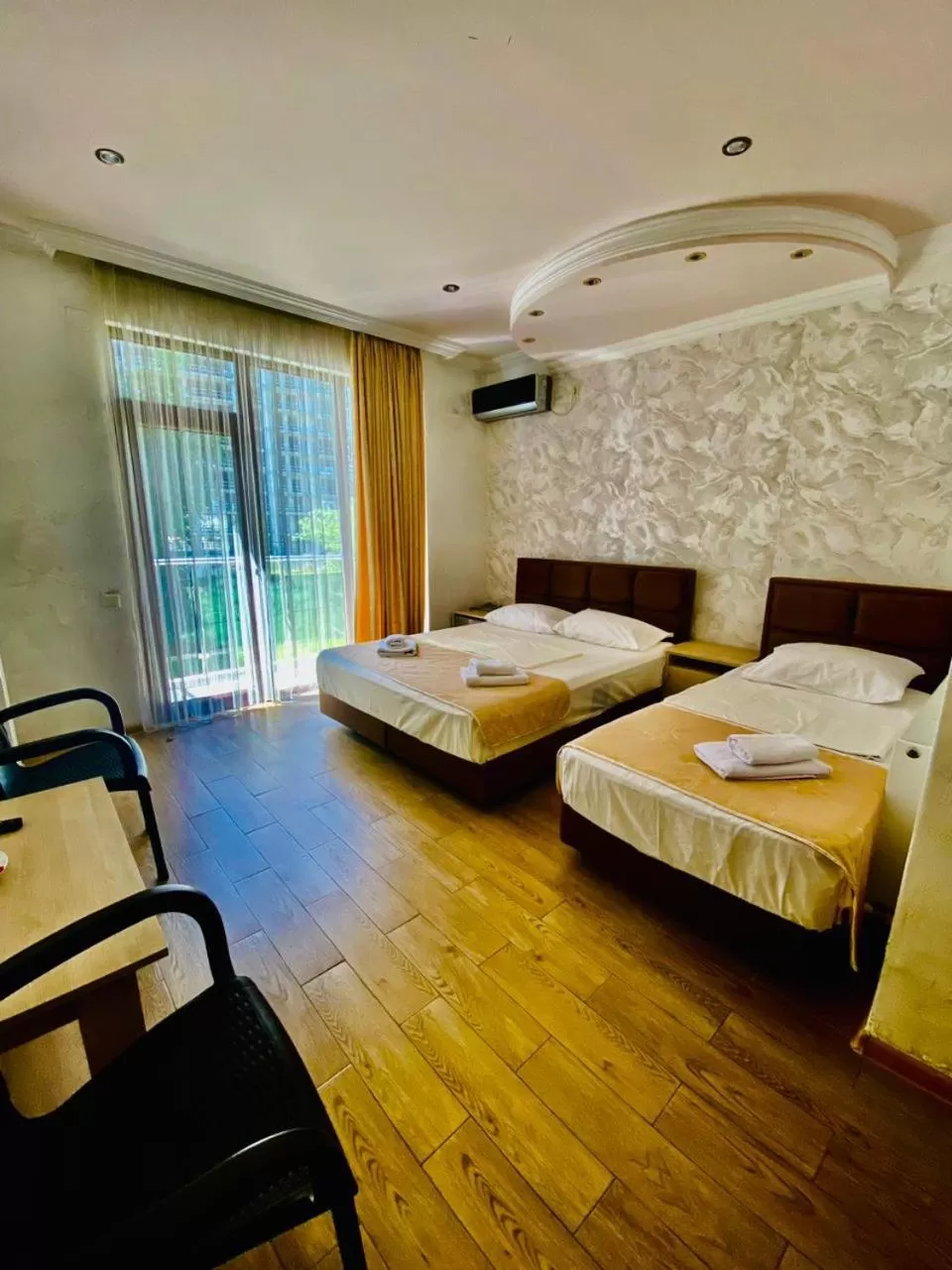 Bed in Hotel Royal Palace