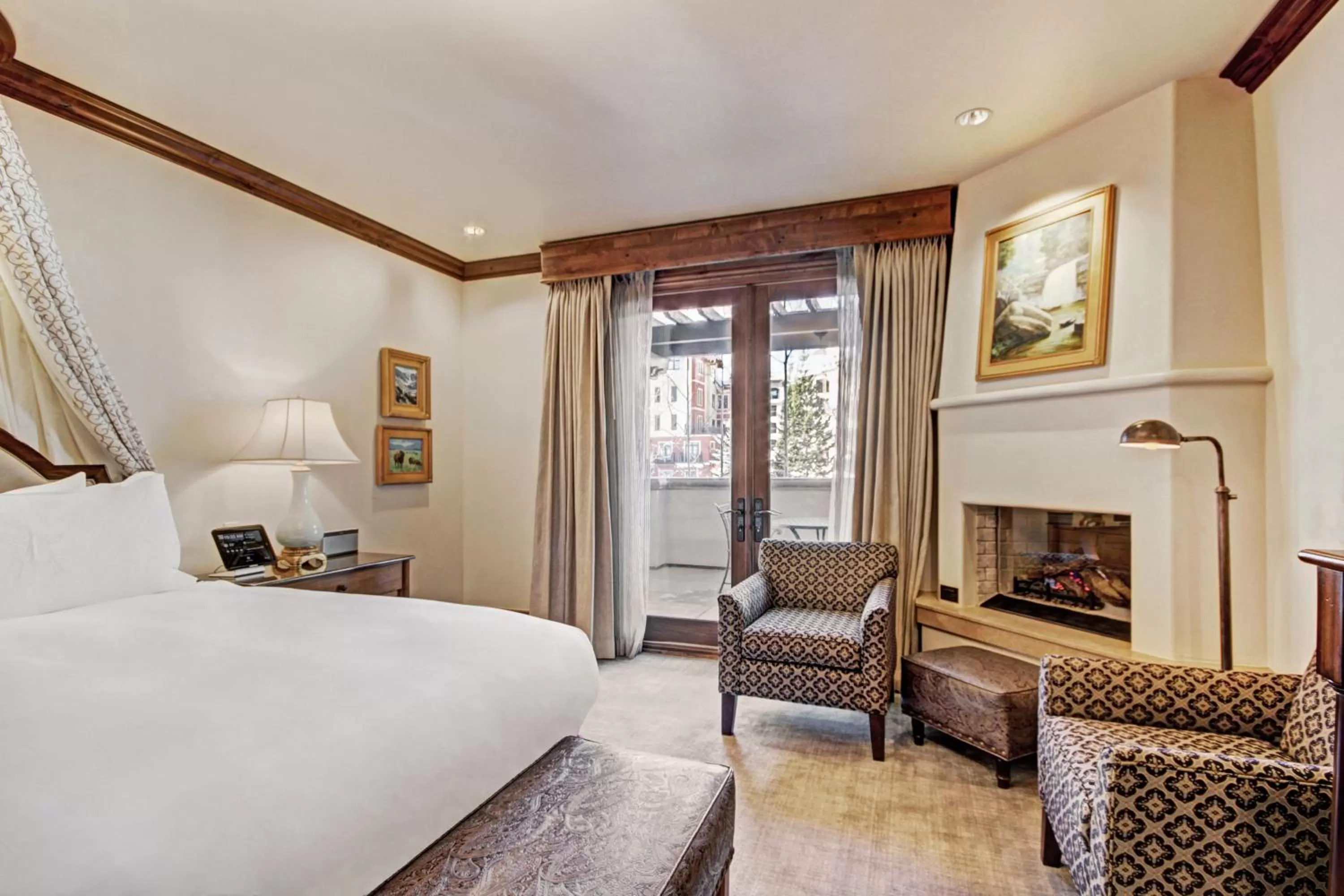 Bed in The Arrabelle at Vail Square, a RockResort