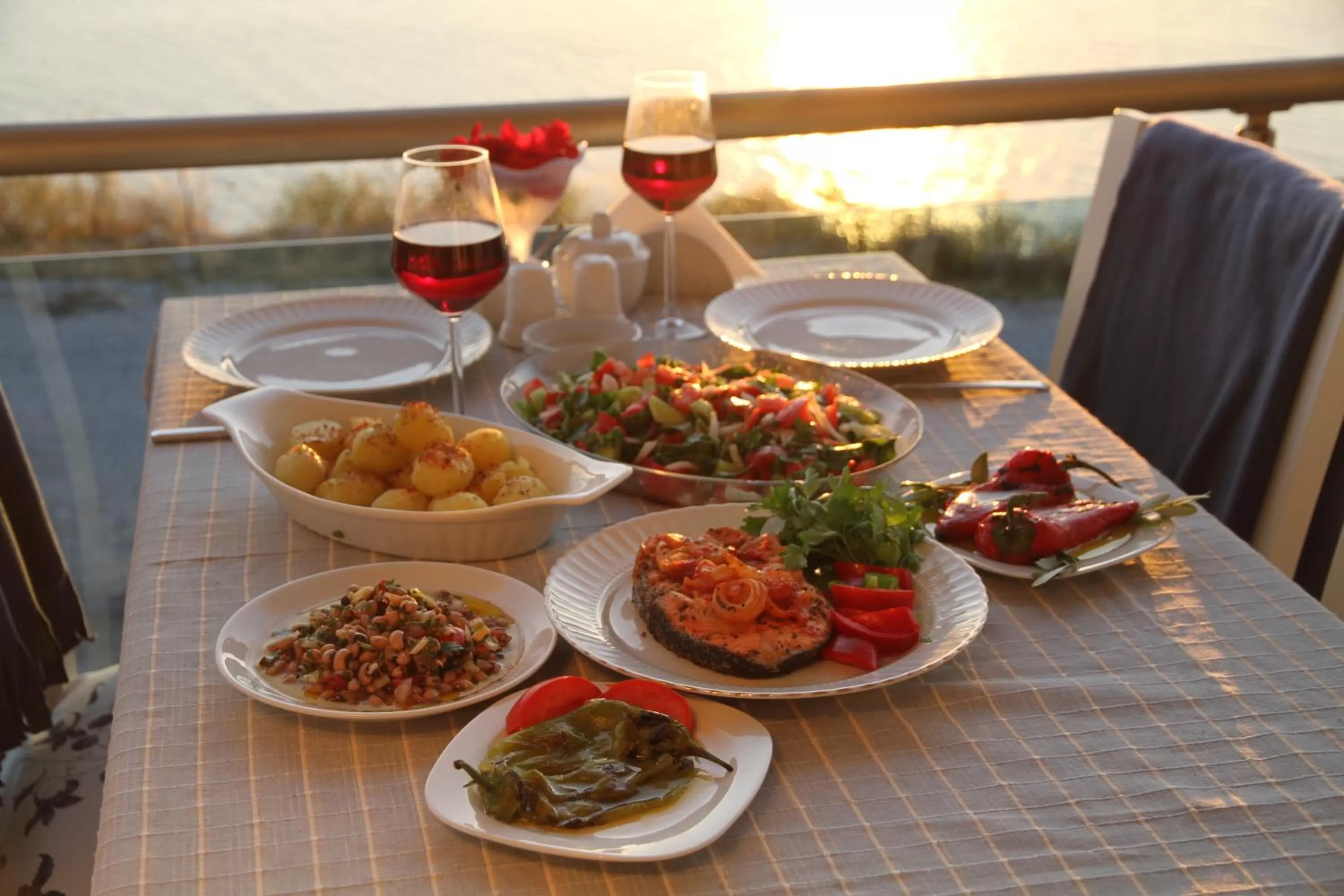 Balcony/Terrace in Fener Hotel Café & Kahvalti
