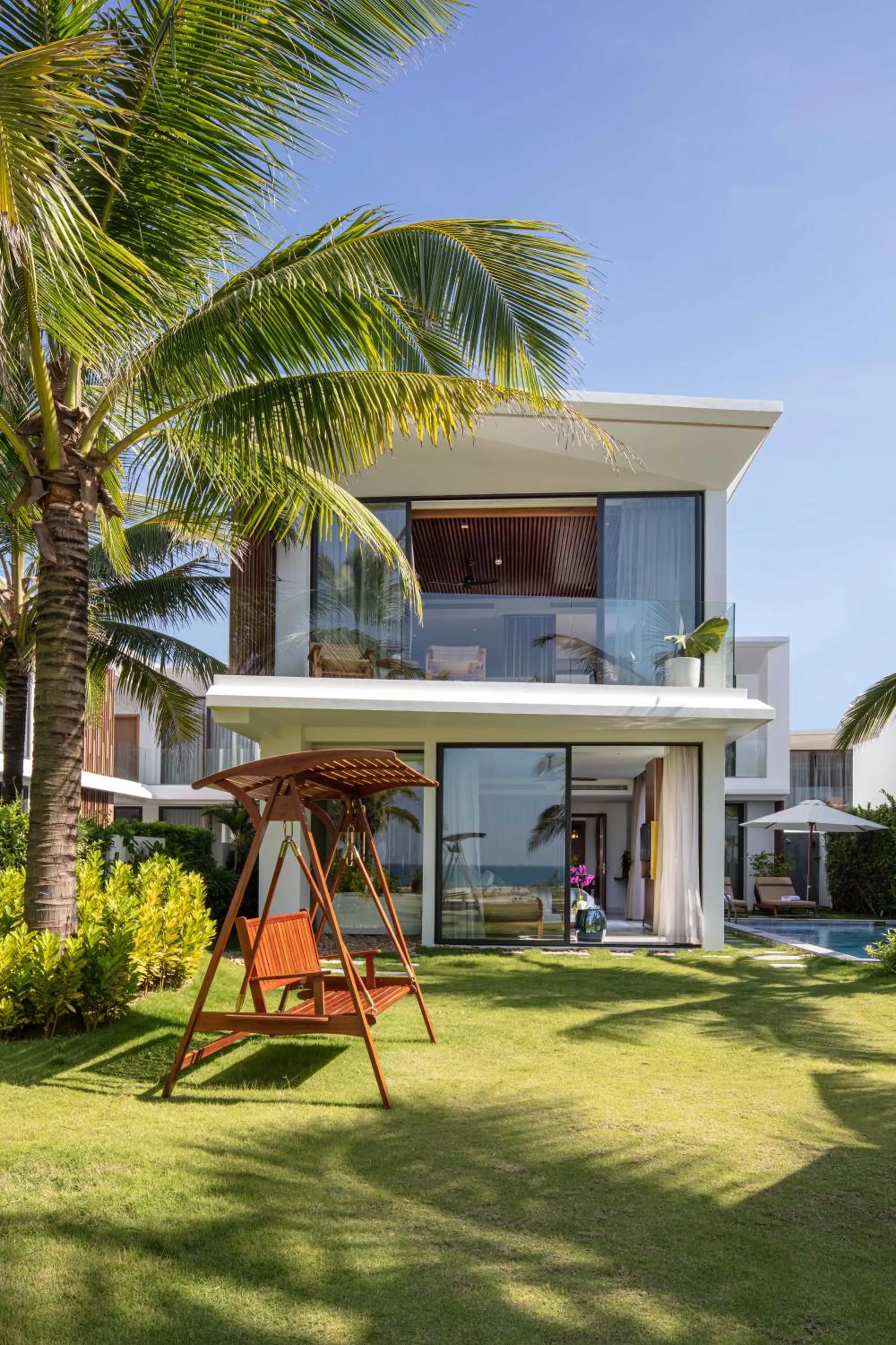 Garden view in Wyndham Hoi An Royal Beachfront Resort & Villas