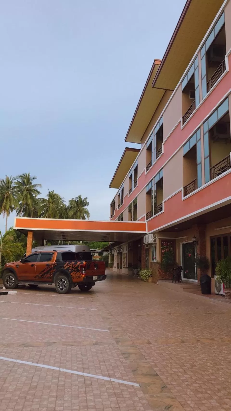 Quiet street view in SK Resort Pattaya