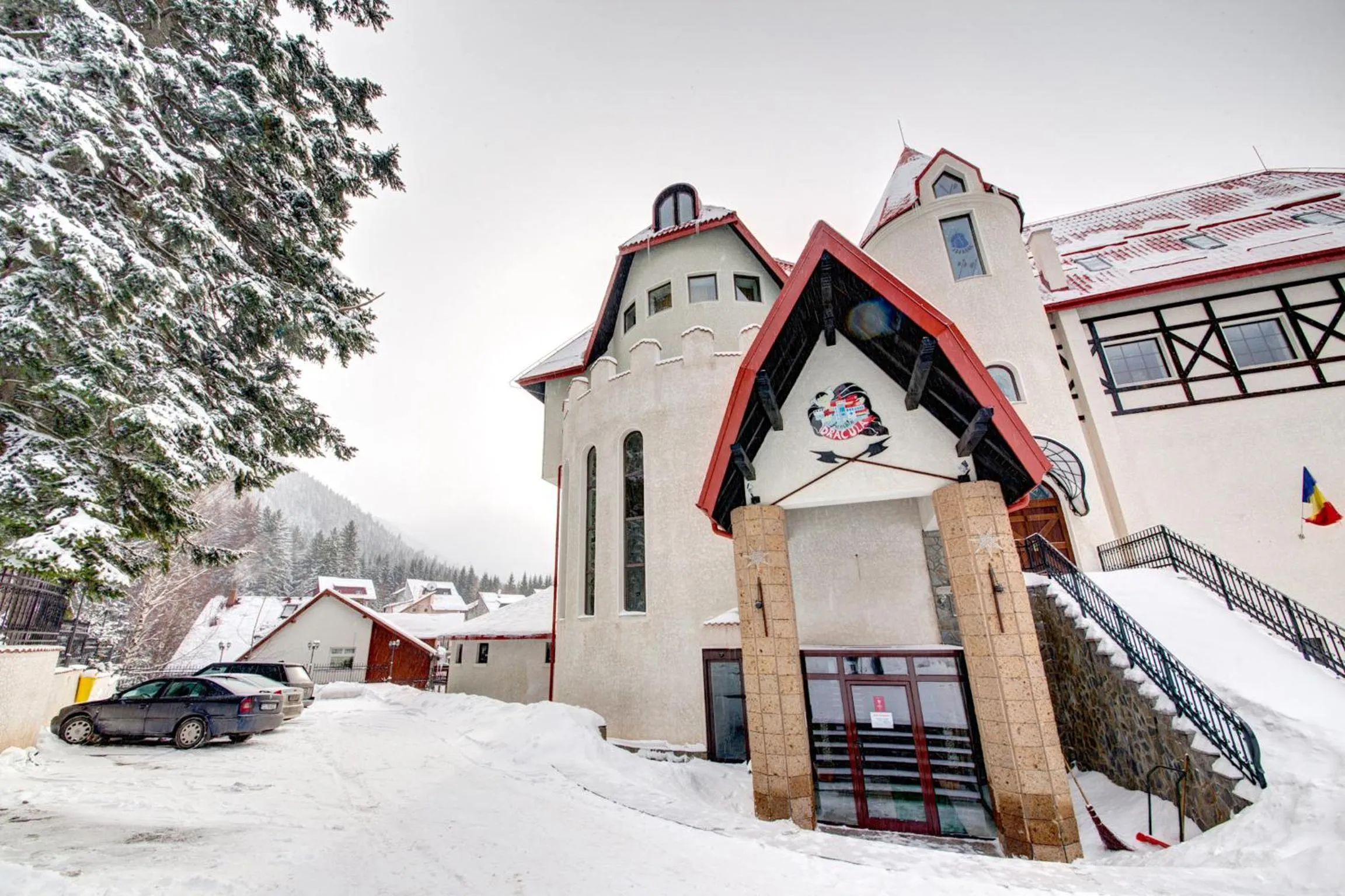 Property building in House of Dracula Hotel