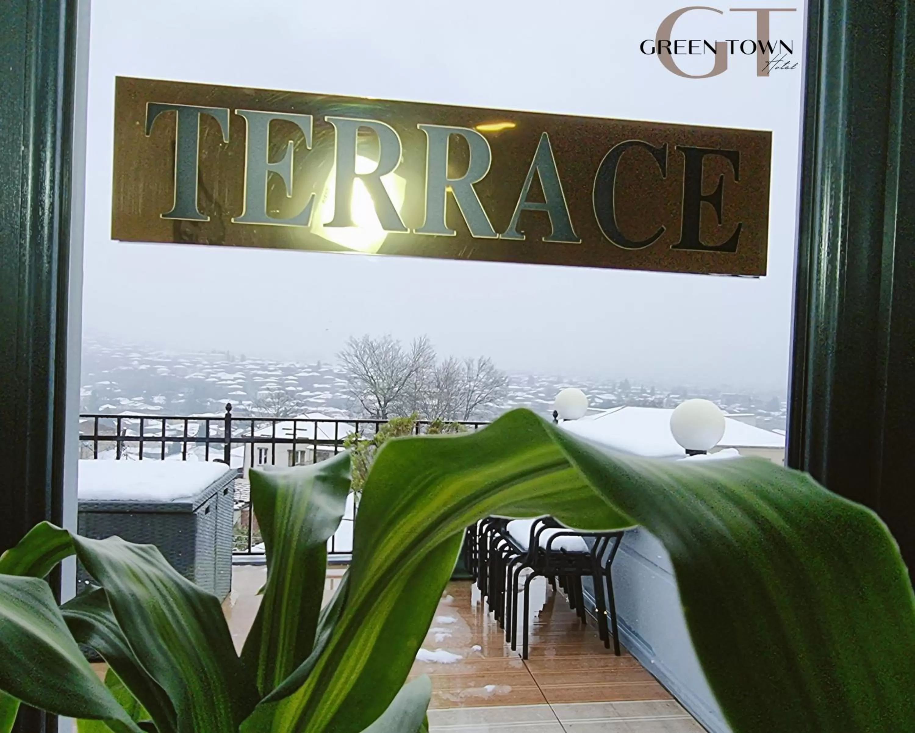 Balcony/Terrace in Hotel Green Town