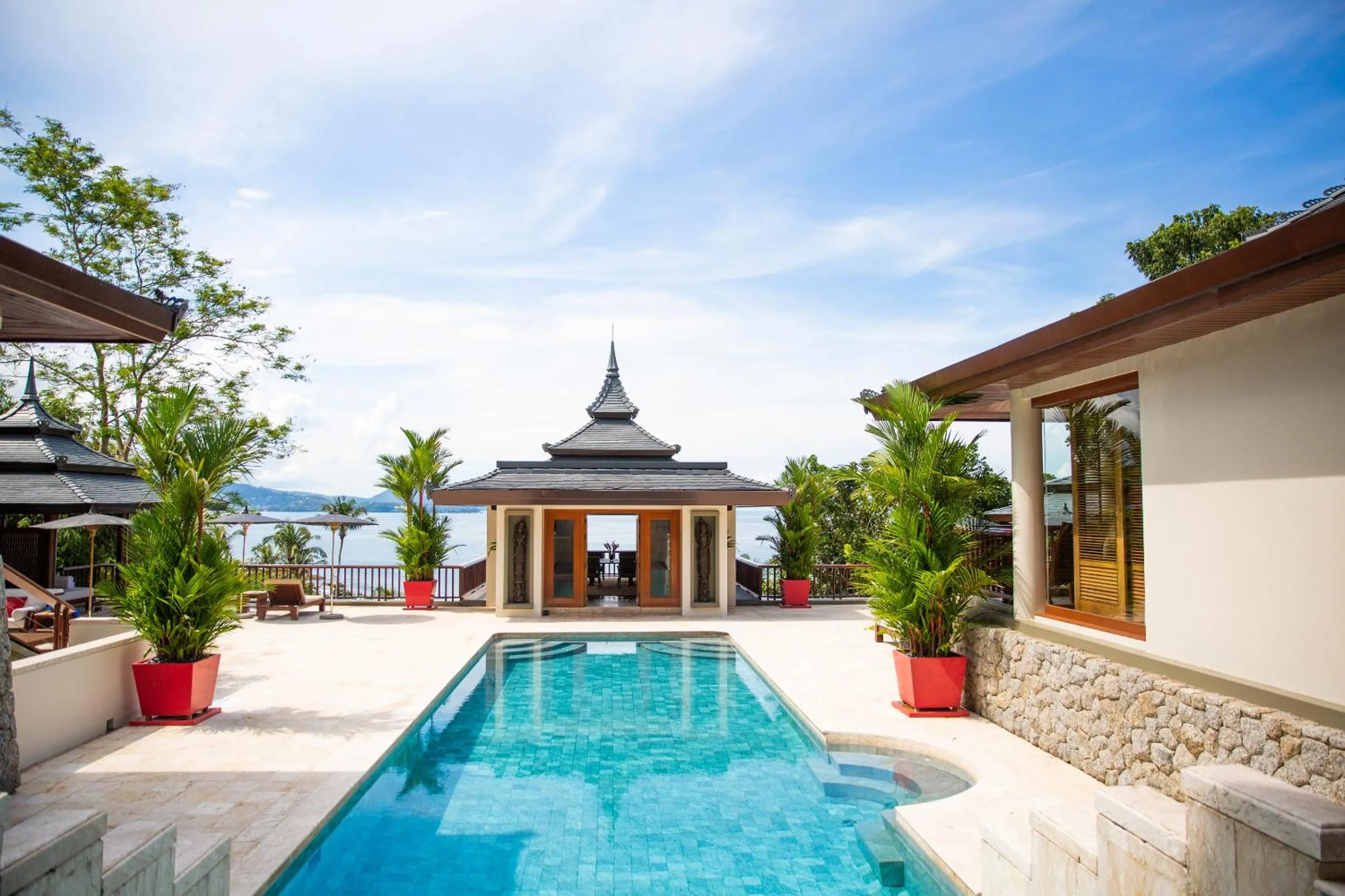 Balcony/Terrace in Trisara Villas & Residences Phuket