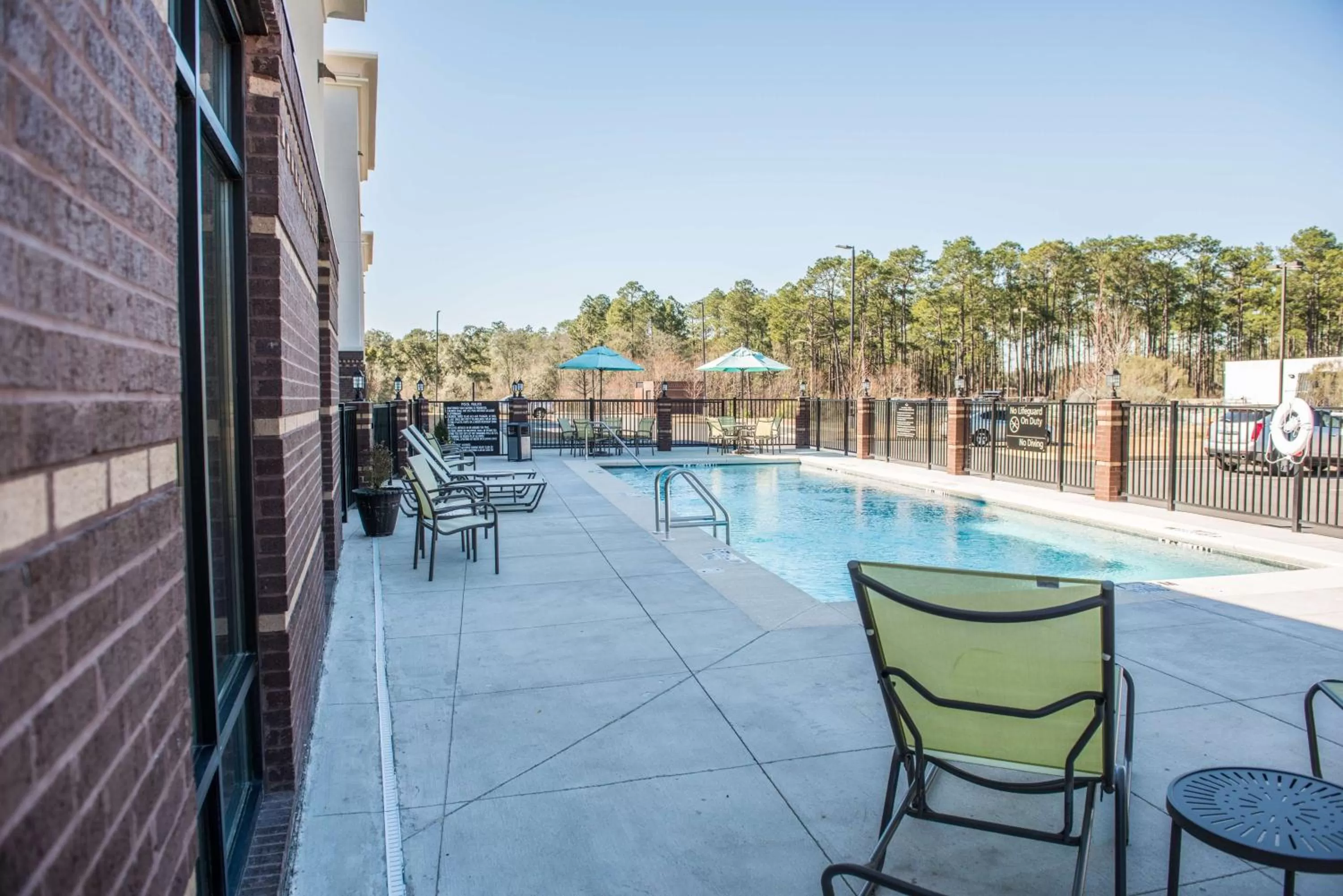 Pool view in Hampton Inn Bainbridge, GA