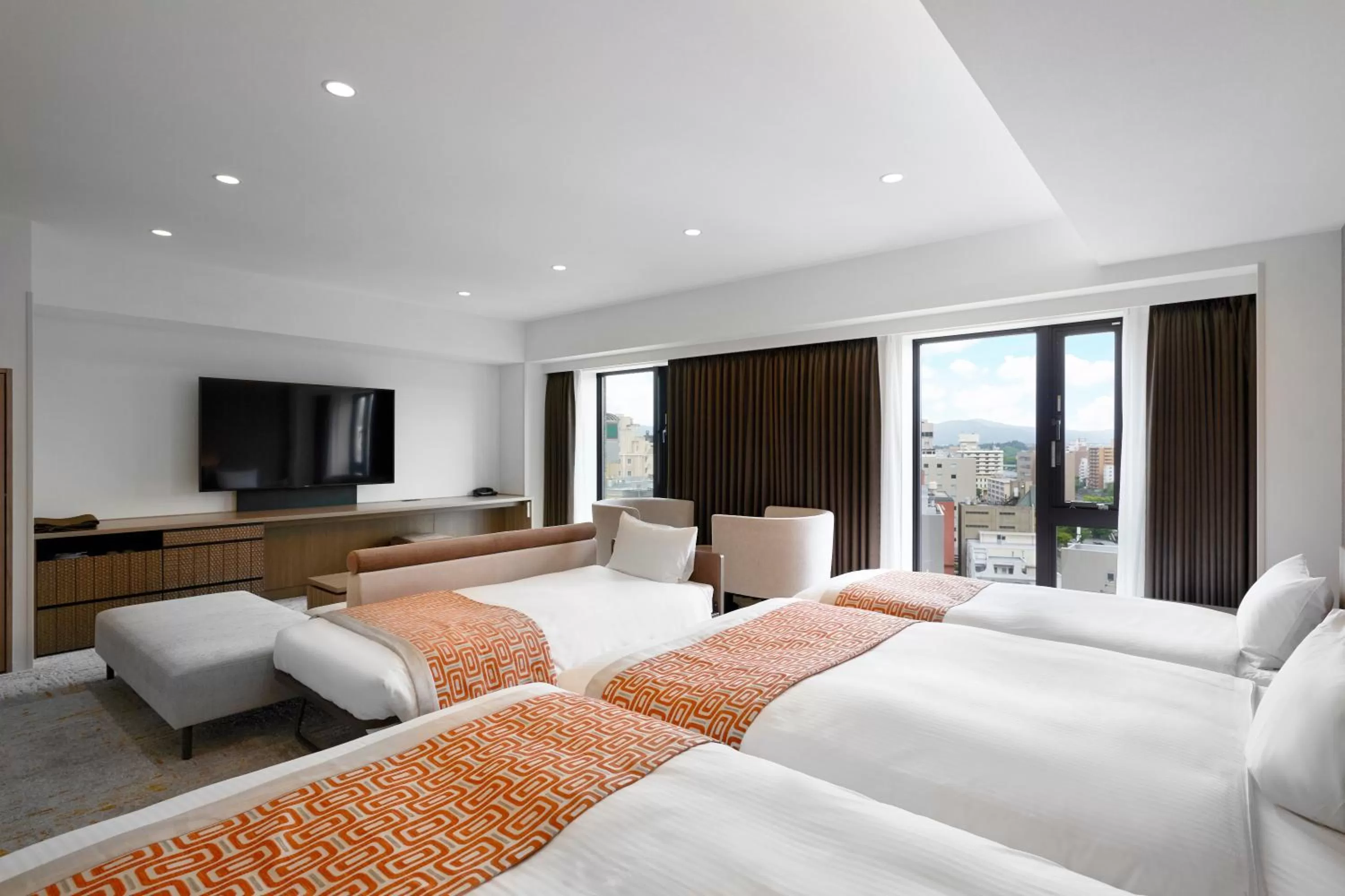 Photo of the whole room, Bed in Daiwa Roynet Hotel Morioka Ekimae