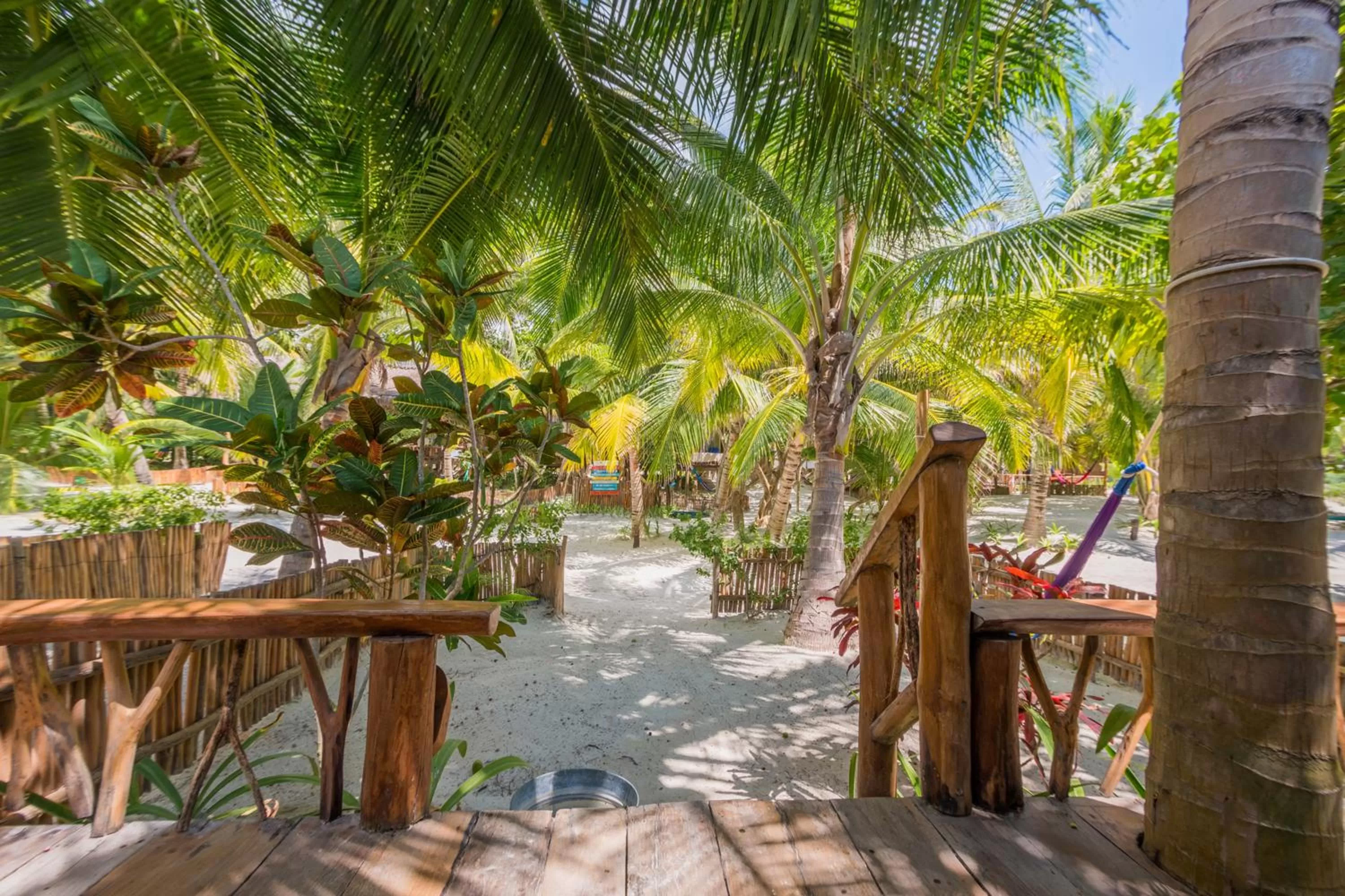 Garden in Villa Pescadores Tulum-Beachfront hotel by Ahau Collection