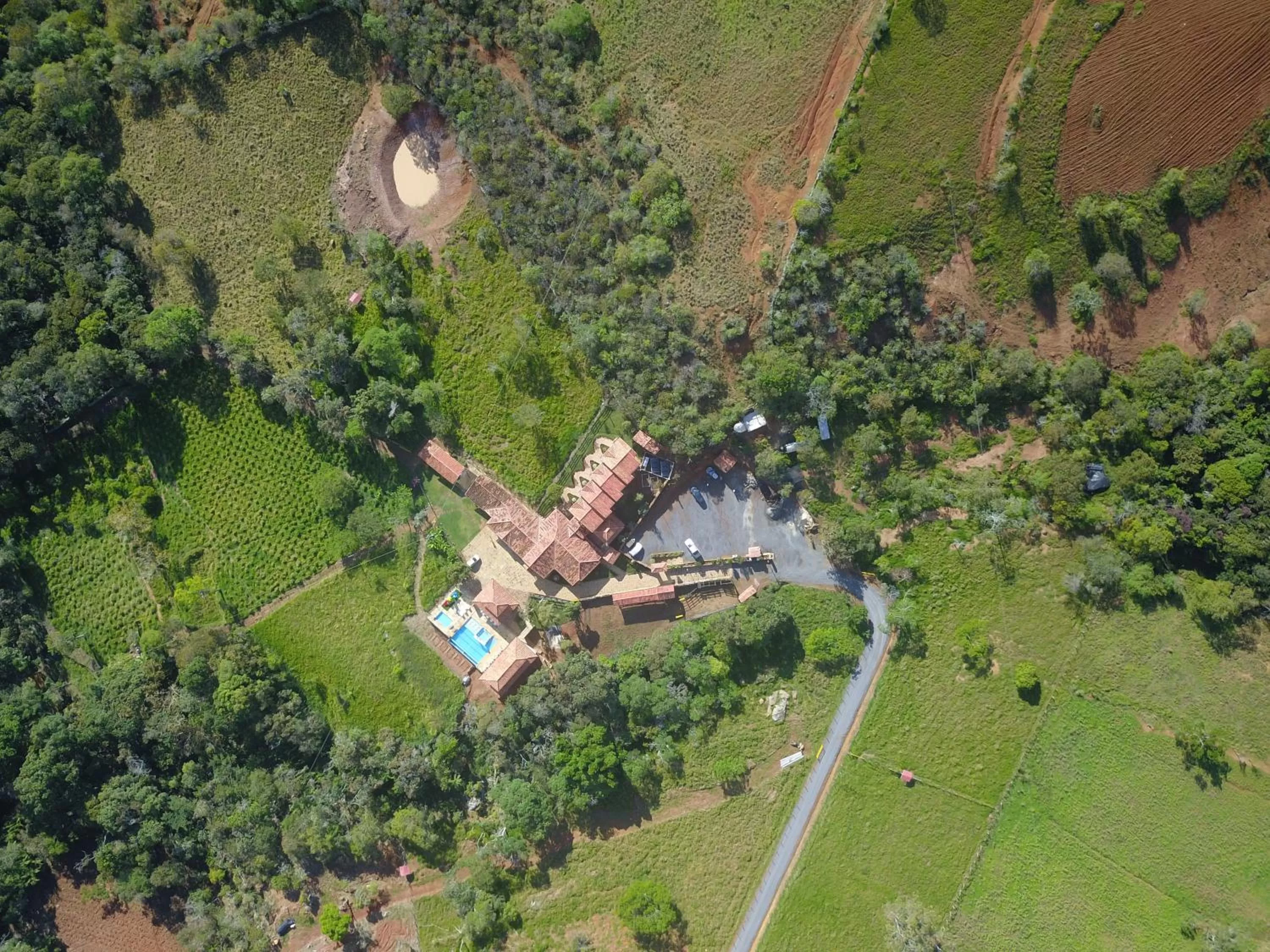 Bird's eye view in Hotel Campestre Ataraxia Barichara