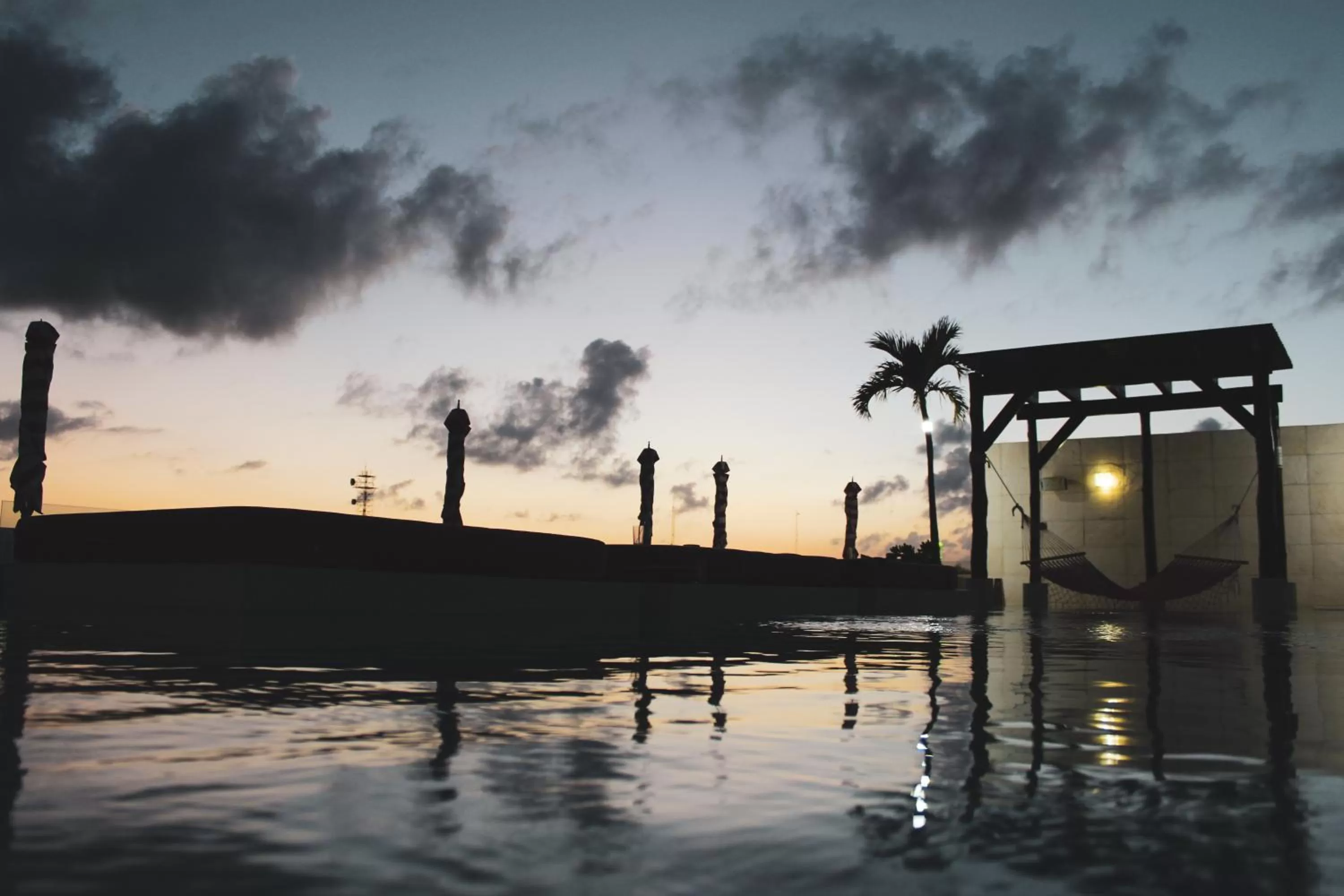 Sunset in Hotel The Palm