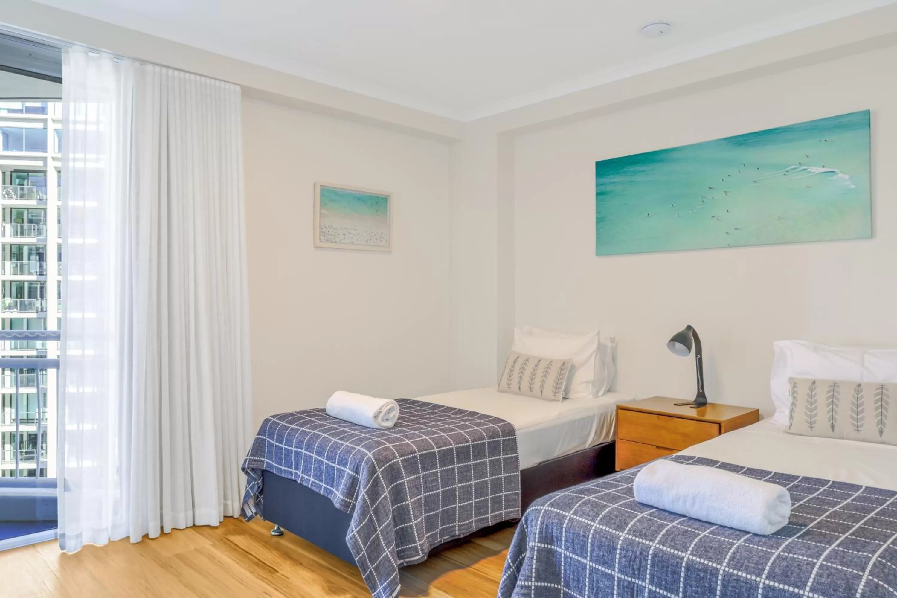 Bed in Ocean Sands Resort