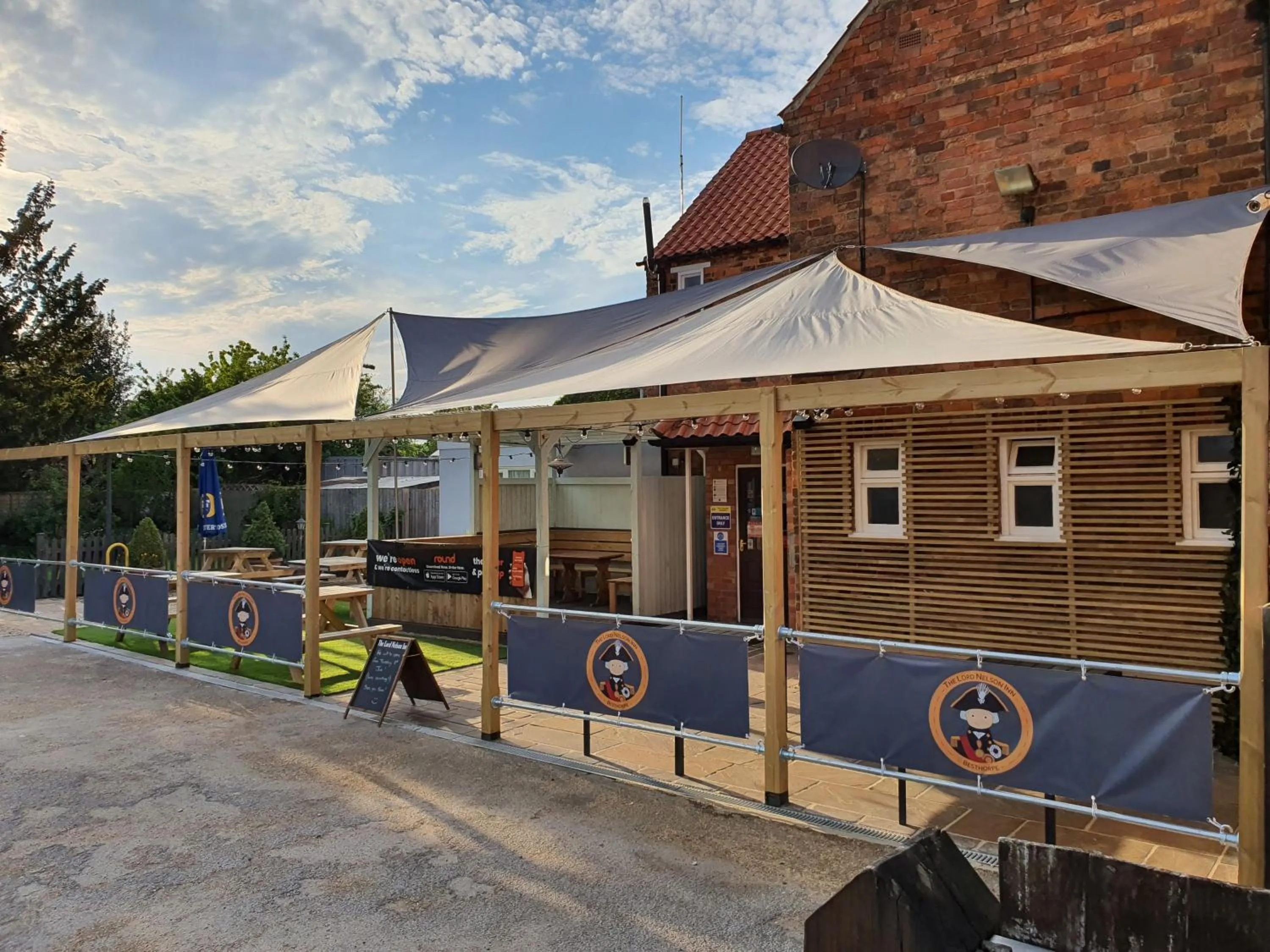 Garden in The Lord Nelson Inn