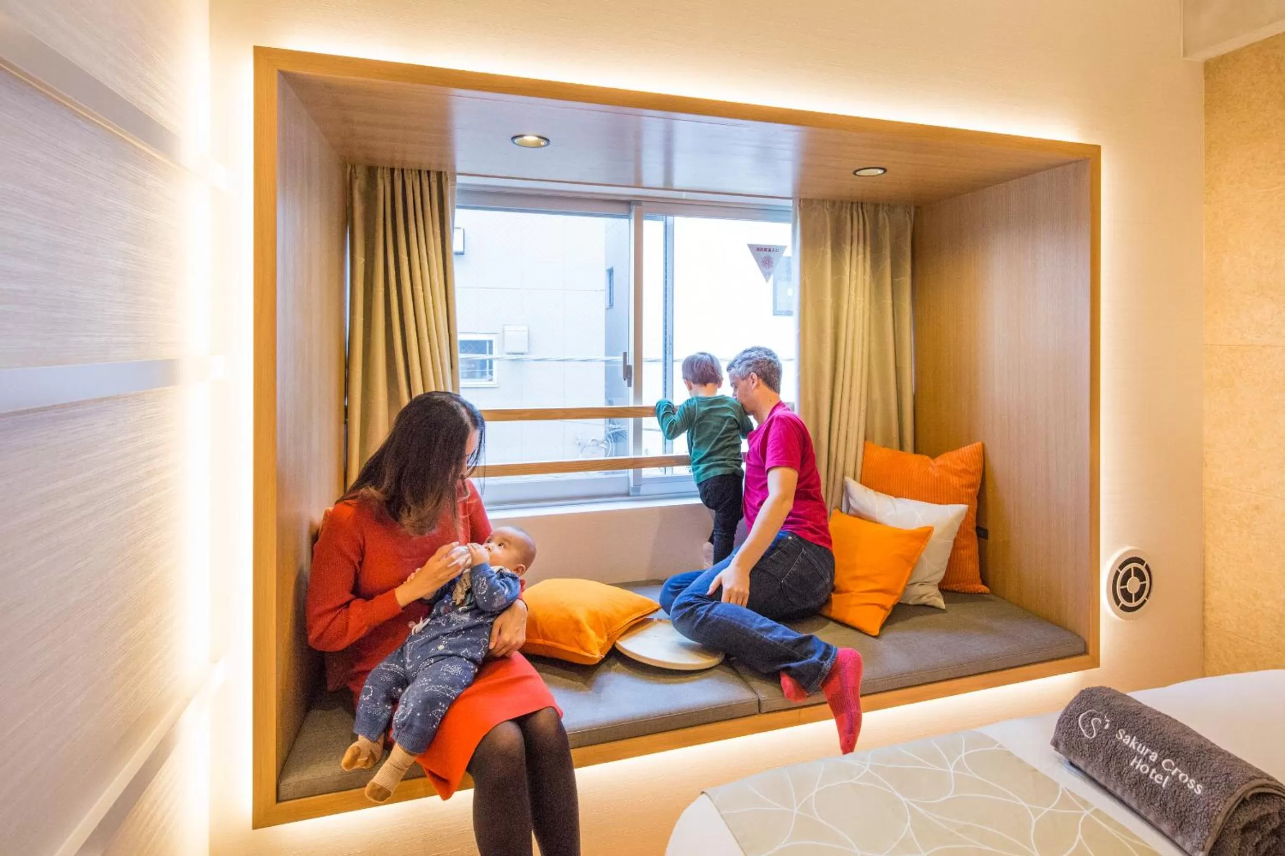 Bed in Sakura Cross Hotel Ueno Okachimachi