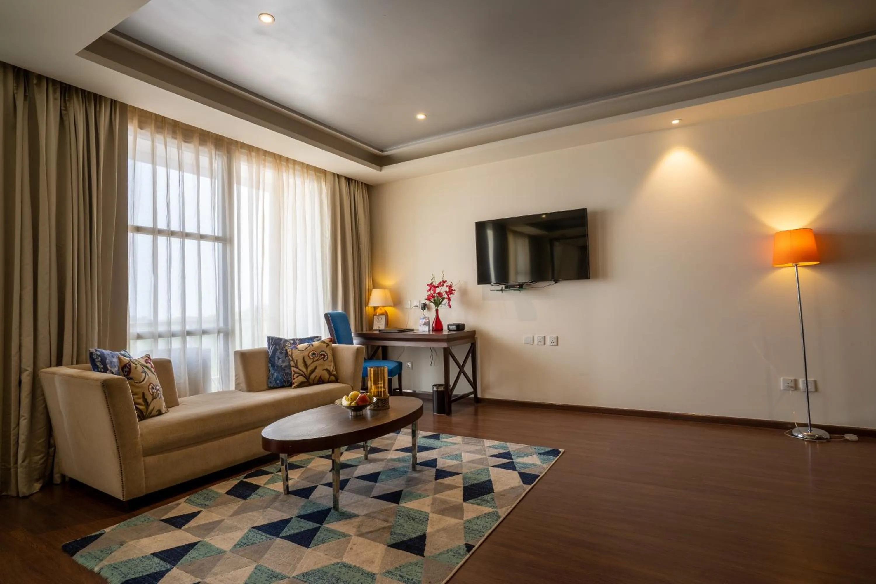 Seating area in Indraprastha Spa Resort