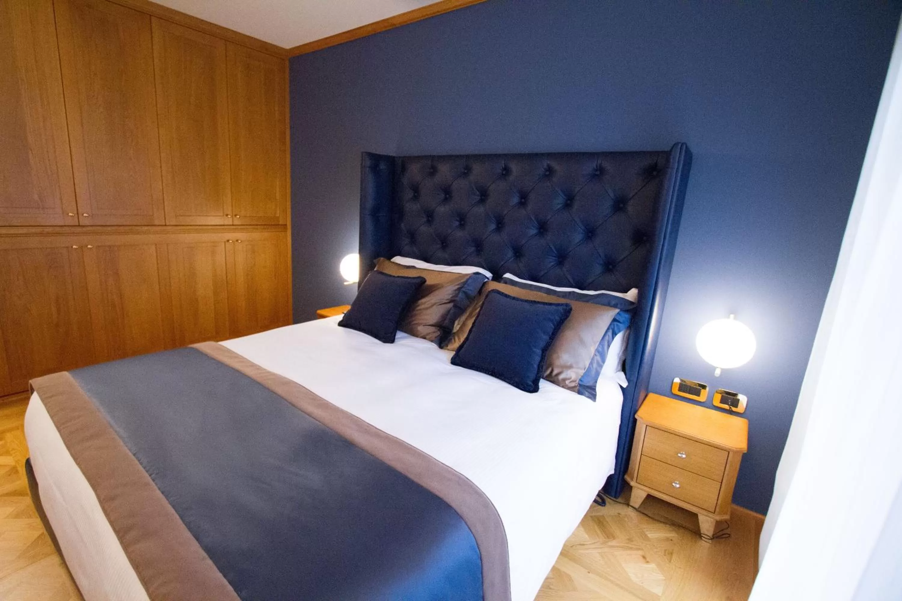 Bed in Ambra Cortina Luxury&Fashion Hotel