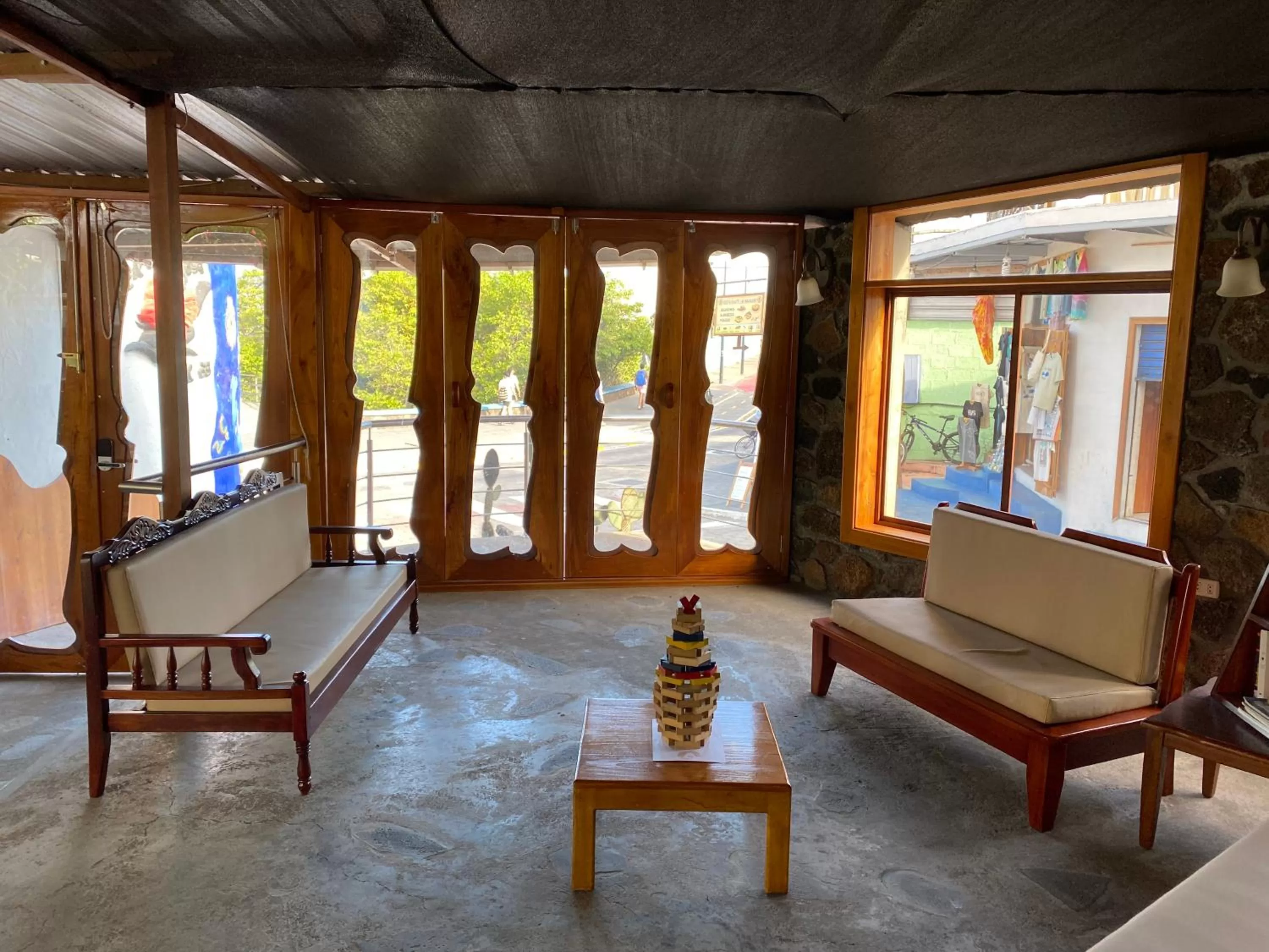 Lobby or reception, Seating Area in La Peregrina Galapagos B&B