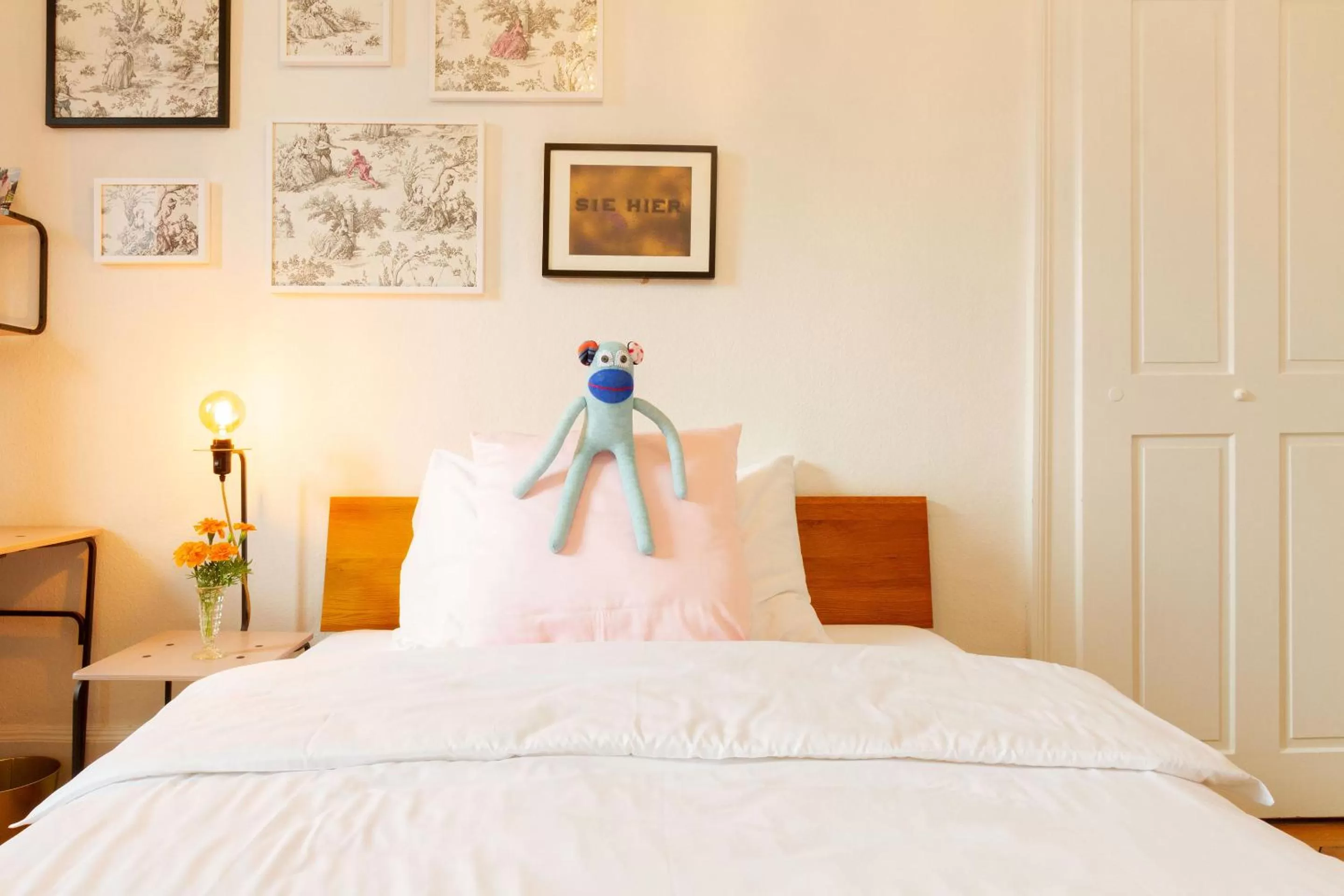 Bed in Hotel Beau Séjour Lucerne