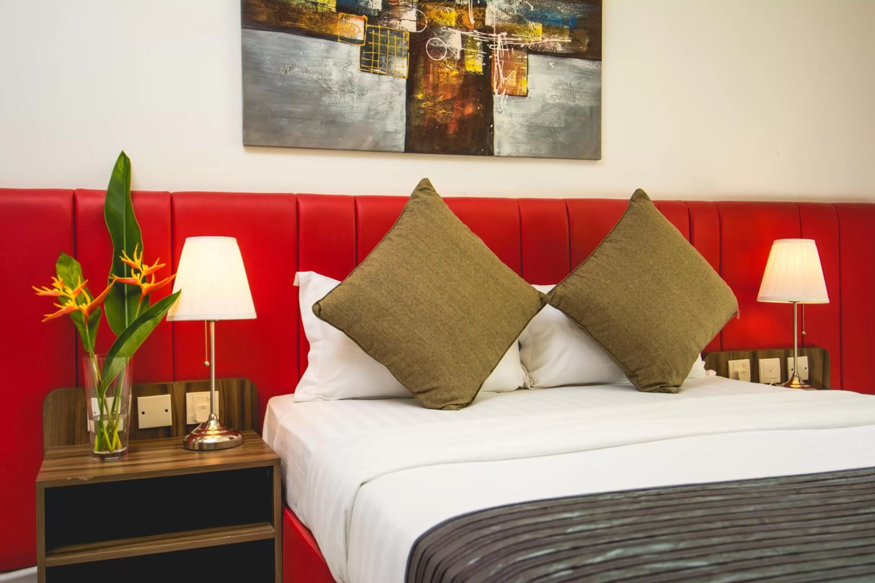 Bed in Alia Residence Business Resort