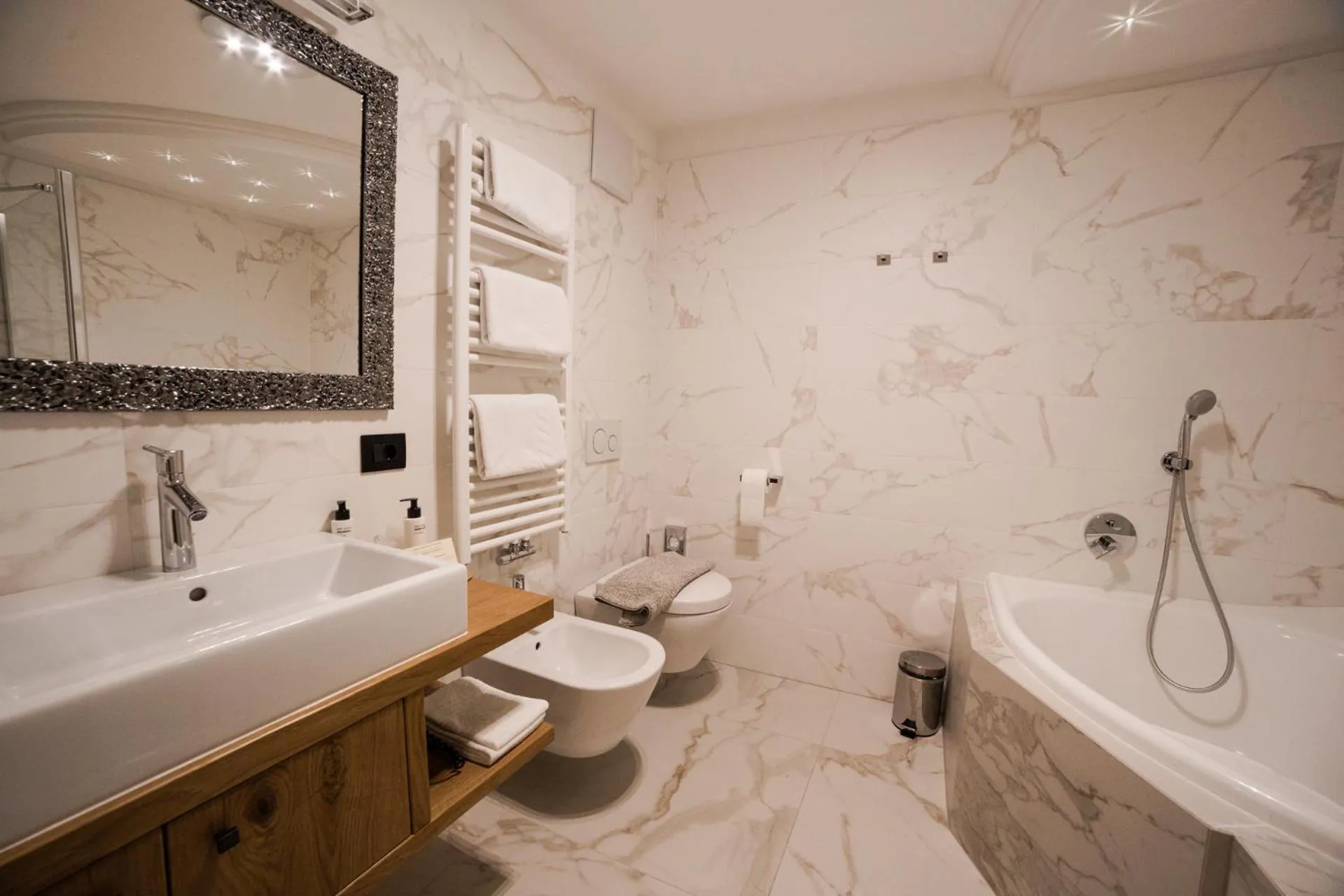 Bathroom in Freina Mountain Lifestyle Hotel