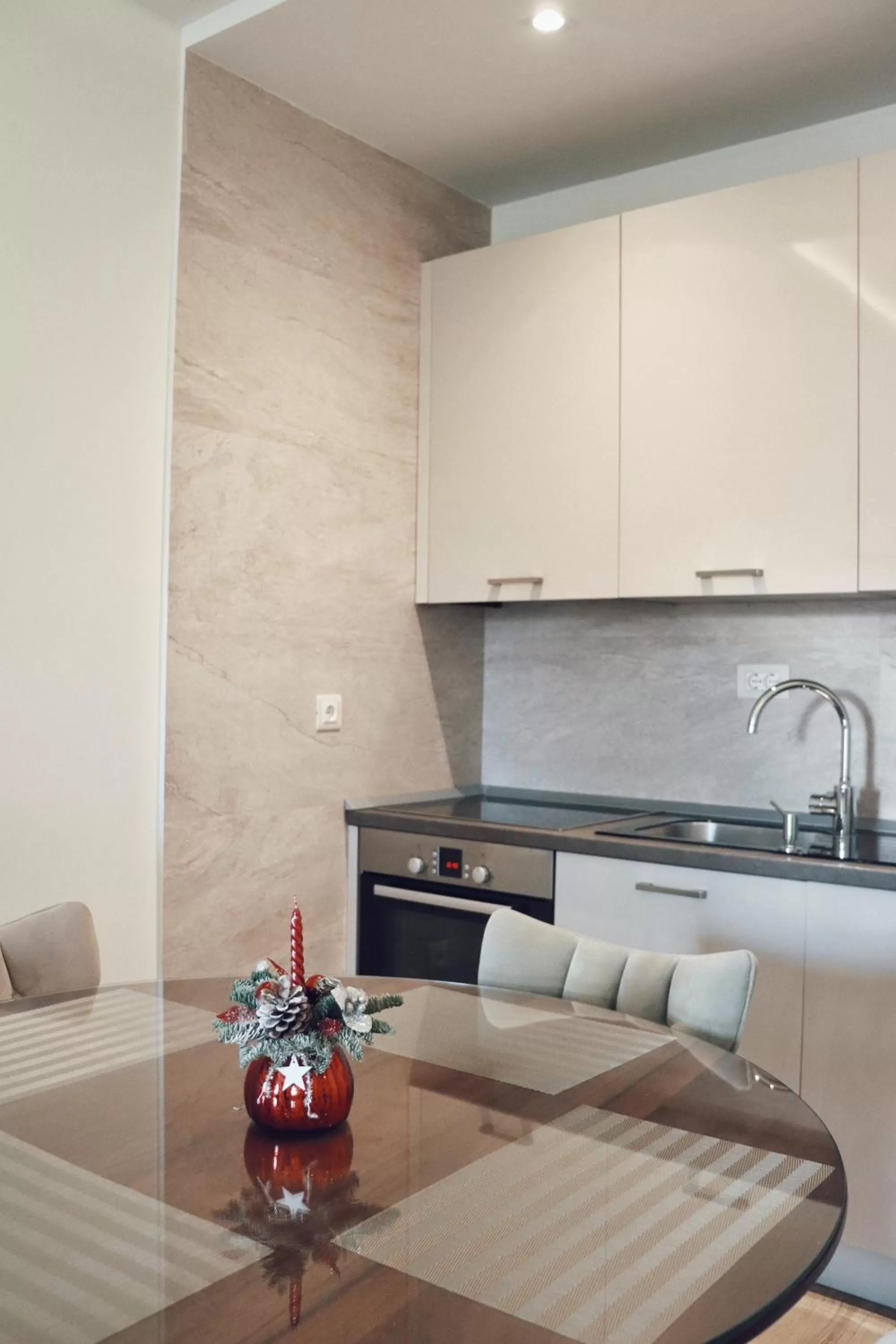 Kitchen or kitchenette in Hotel Villa Gracia