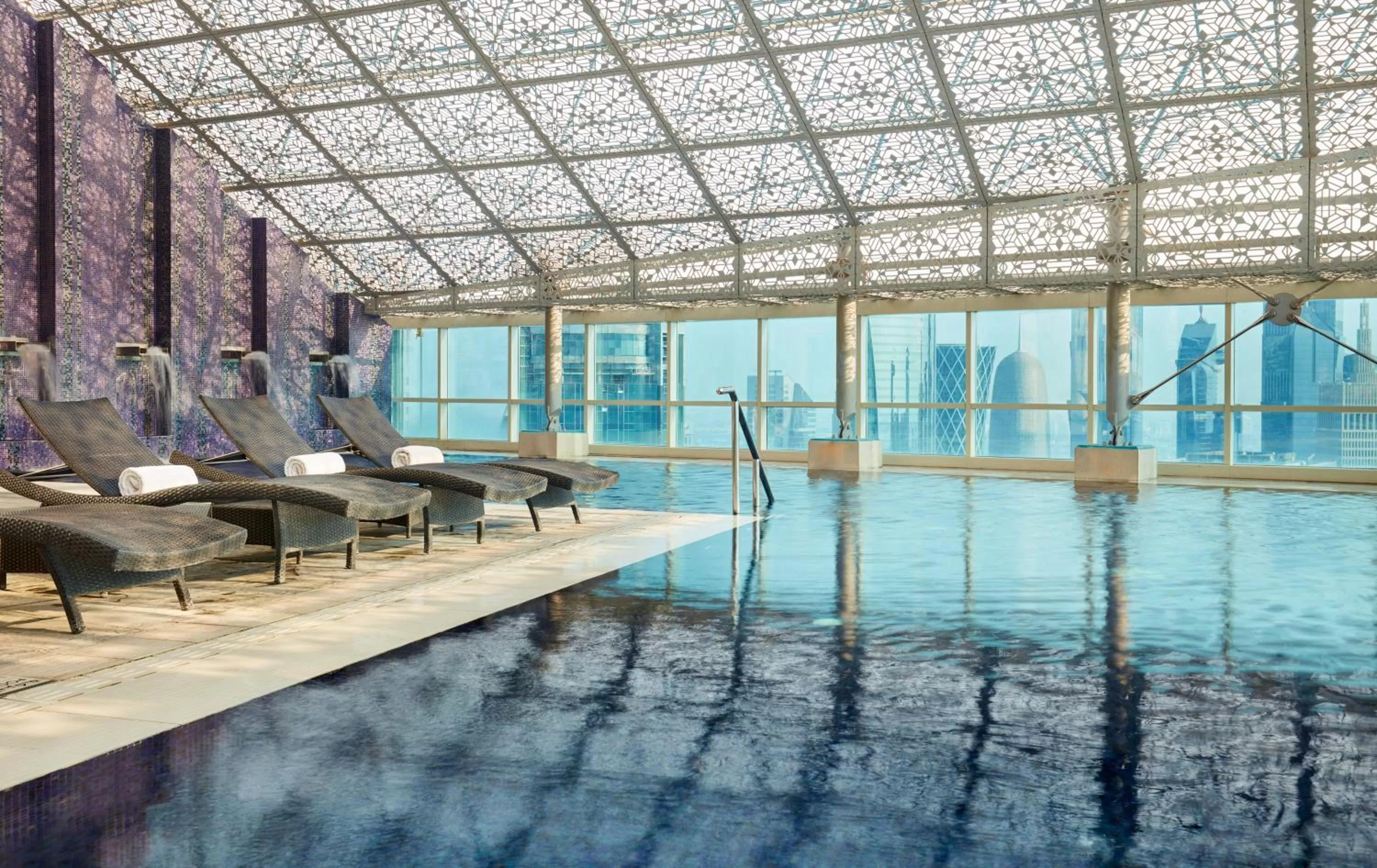 Swimming pool in InterContinental Doha The City by IHG