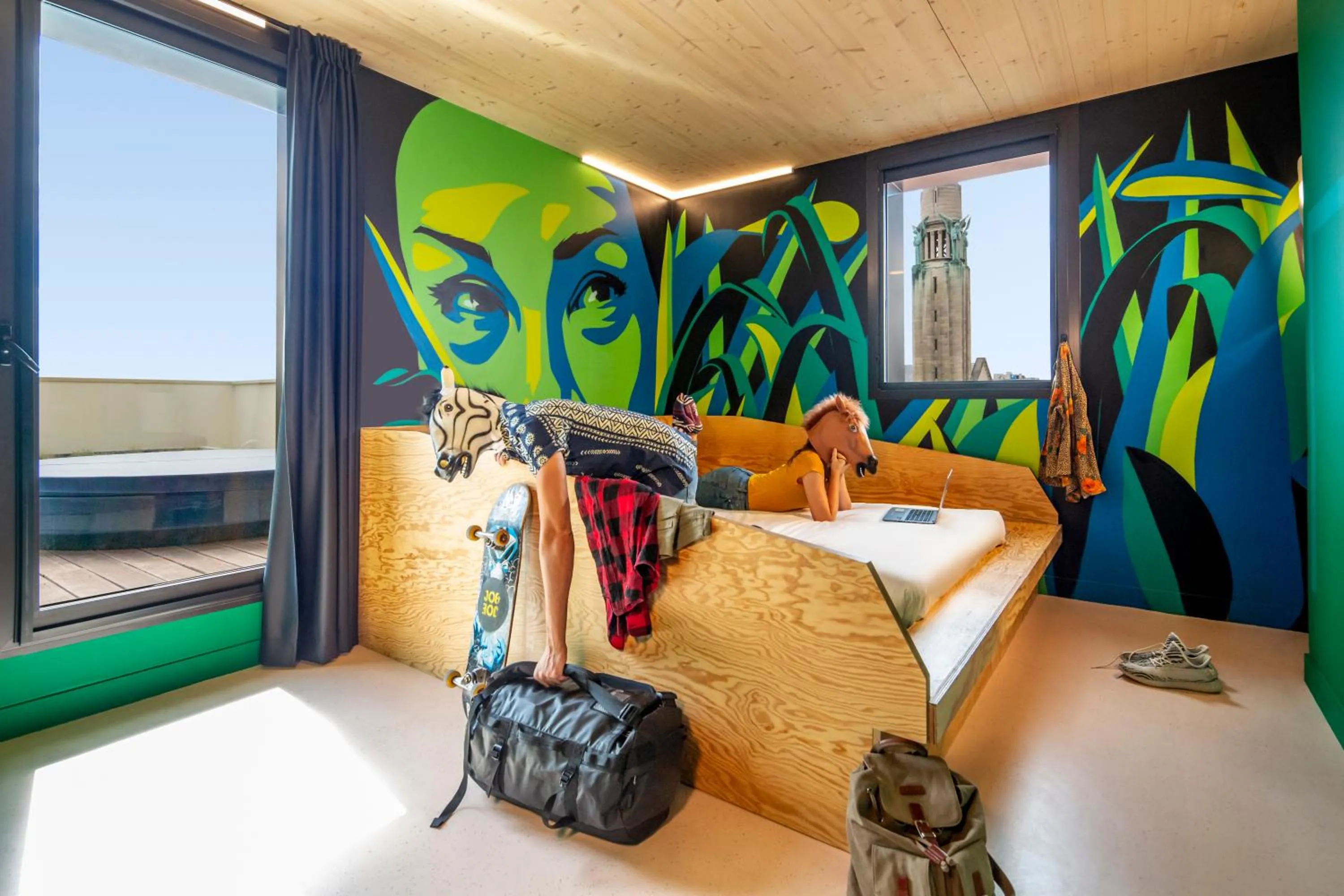 Bed in JO&JOE Paris Gentilly - Auberge de Jeunesse