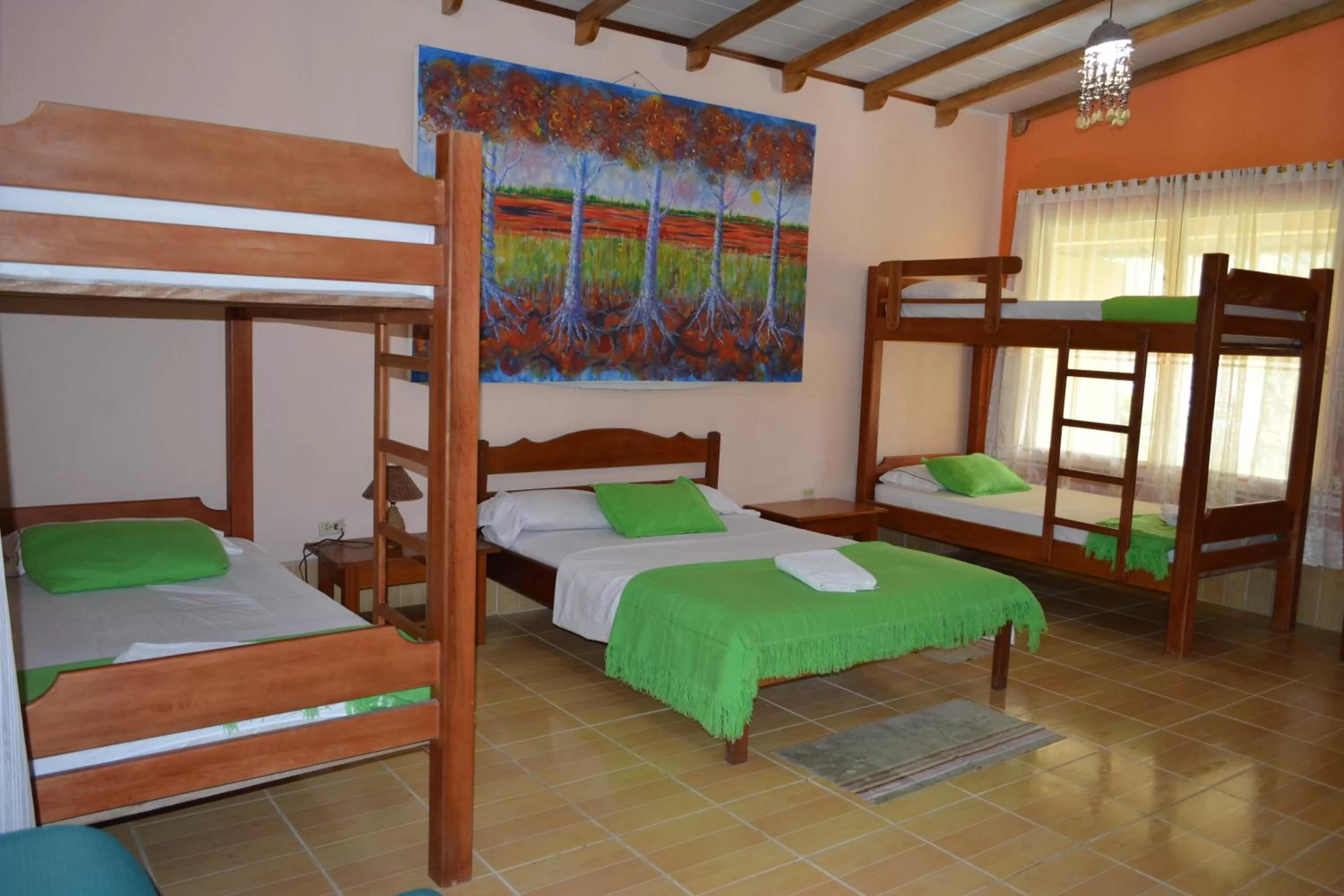 Day, Bed in Cabañas Yakuruna