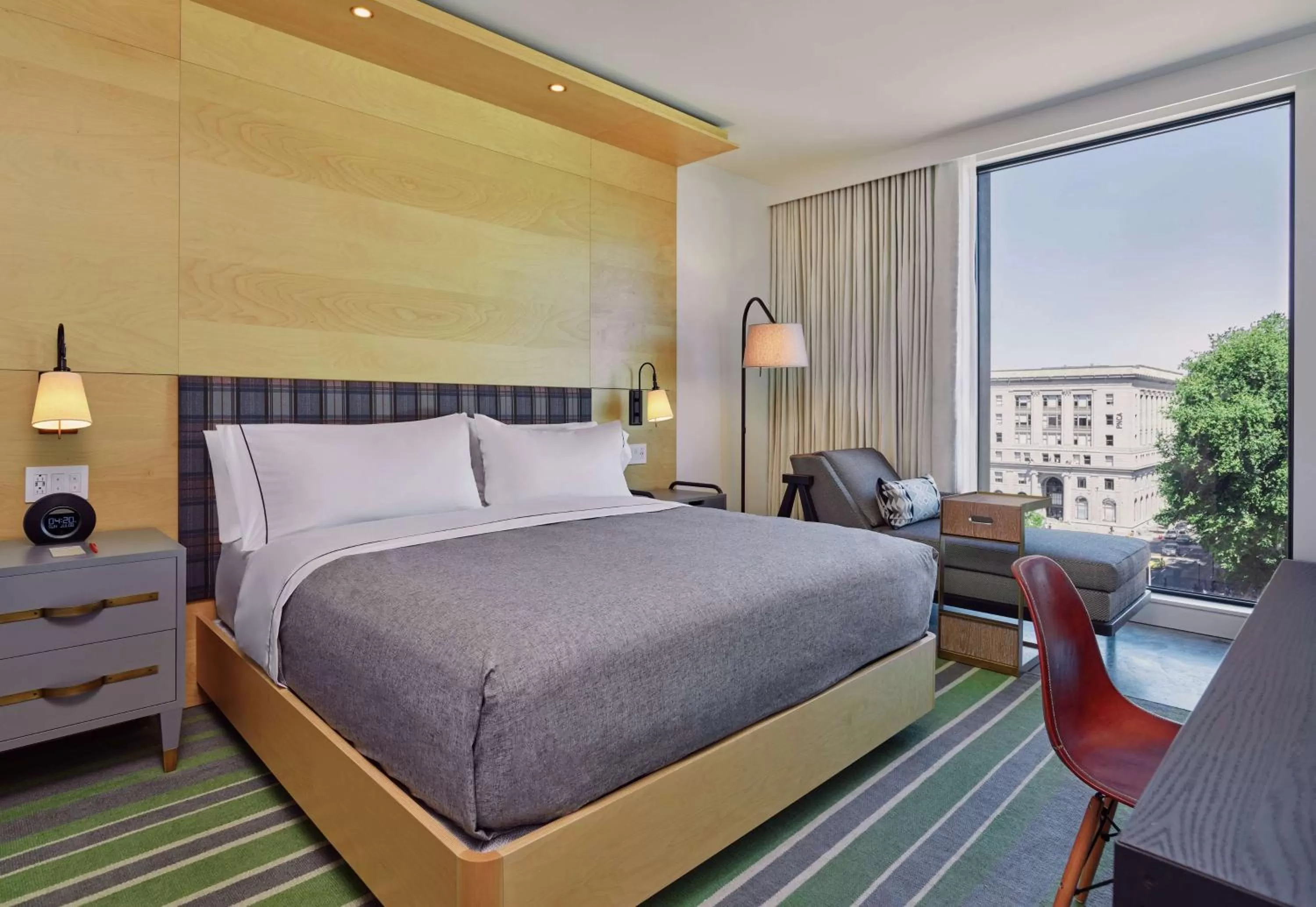 Bedroom, Bed in Canopy by Hilton Portland Pearl District