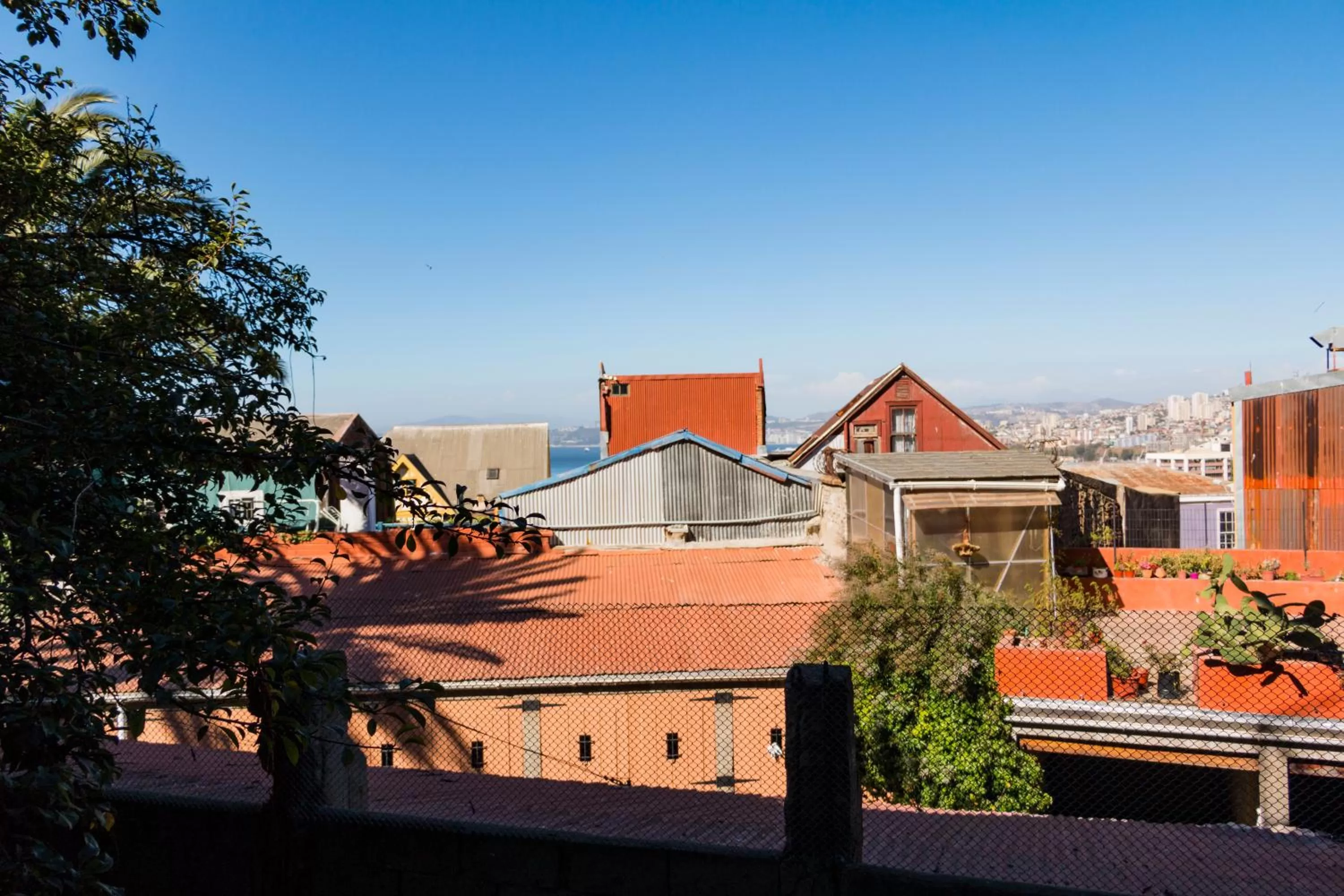 Quiet street view in Augusta Hotel