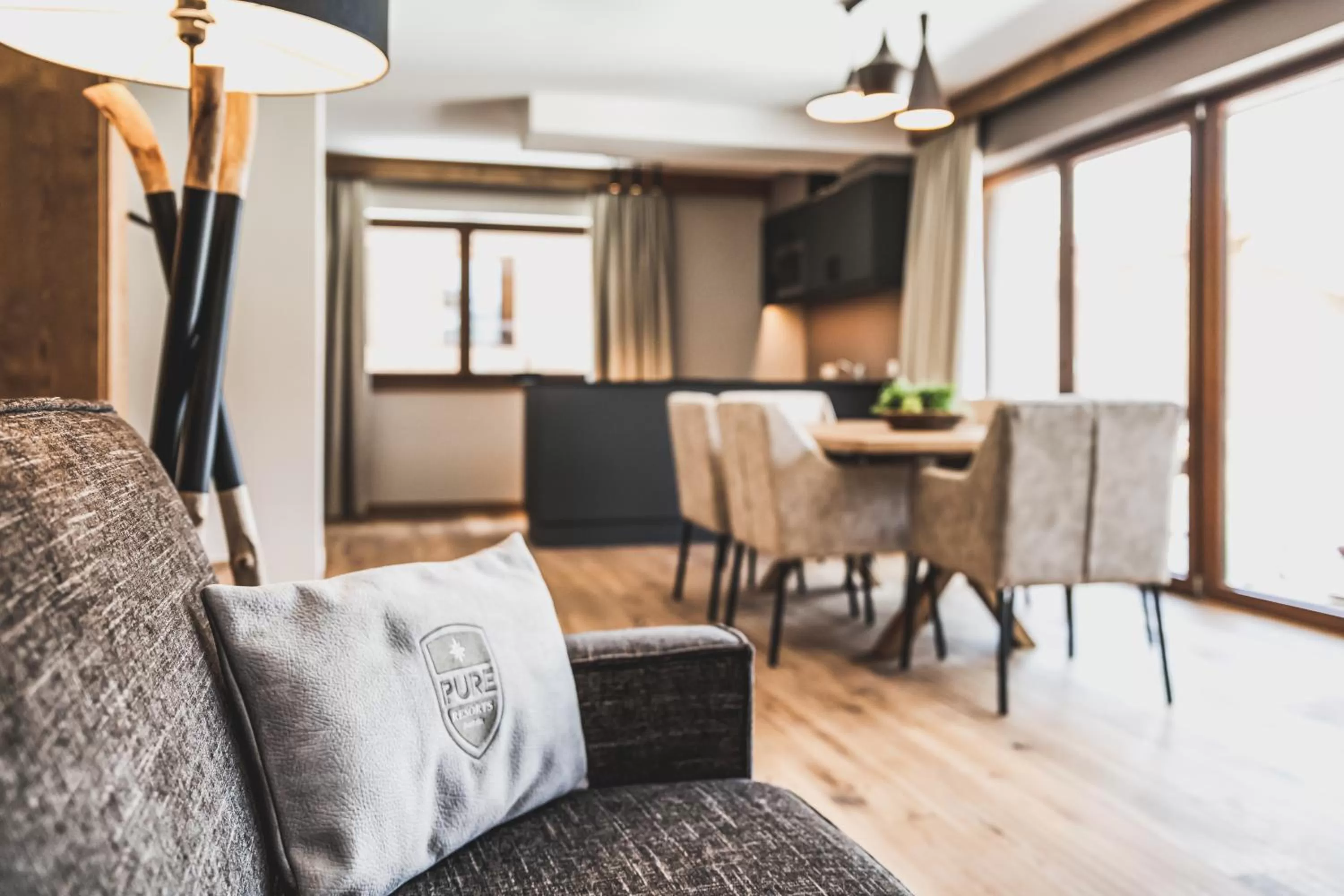 Living room, Seating Area in PURE Resort Ehrwald