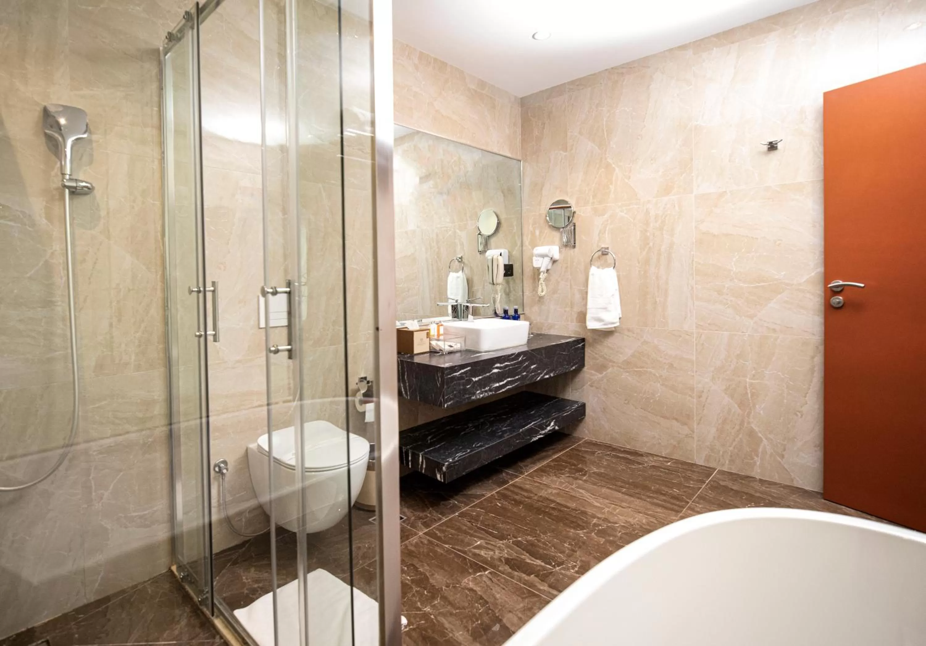 Bathroom in Hotel Diamond Prishtina