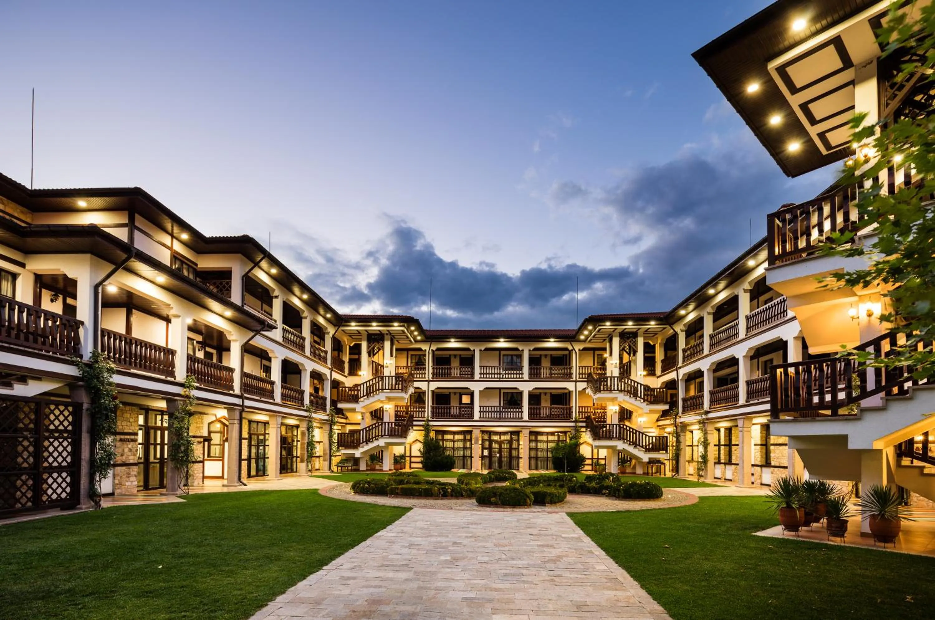 Garden view in SPA Hotel Ismena