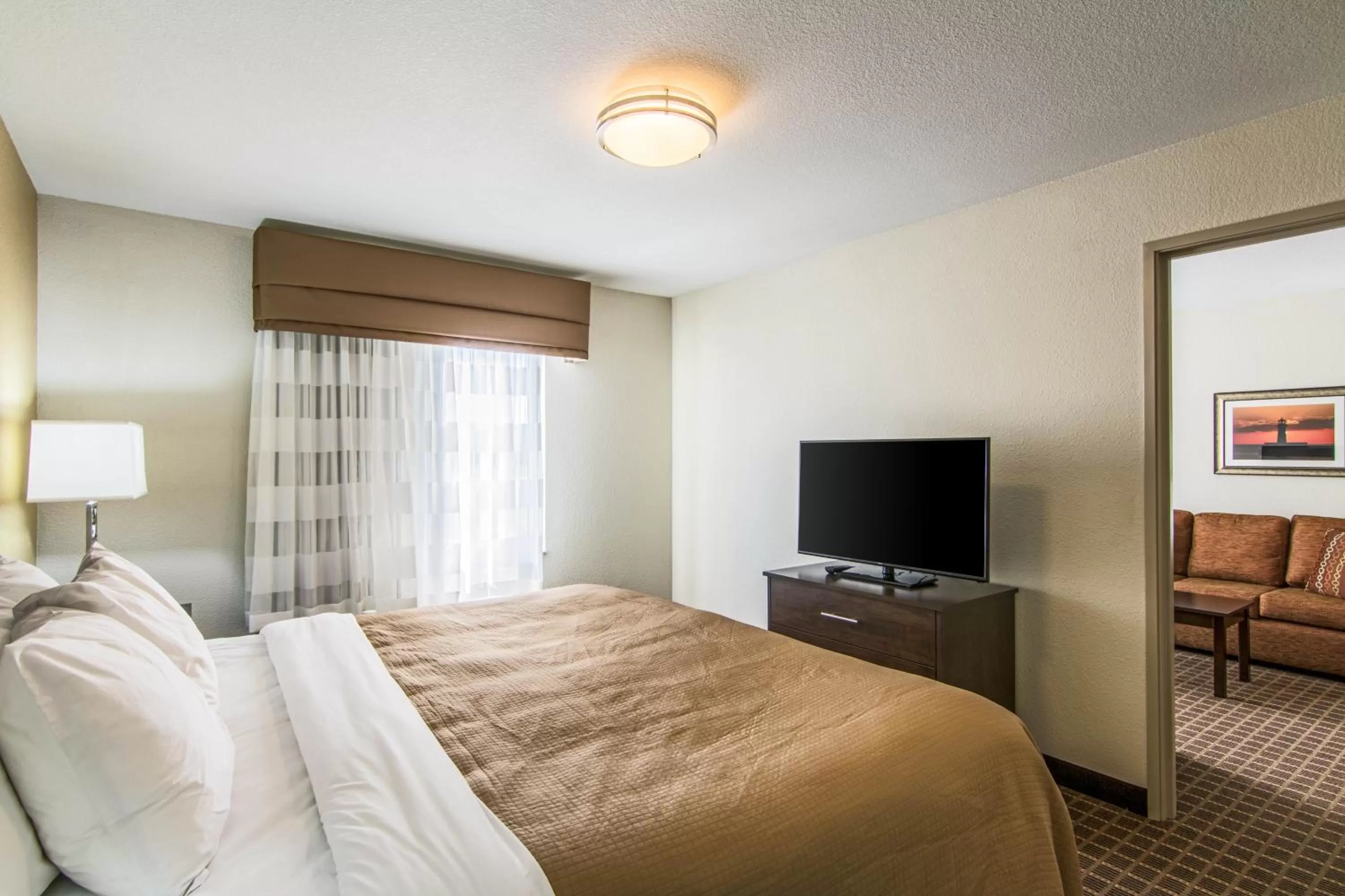 Bedroom, Bed in Sleep Inn & Suites West-Near Medical Center