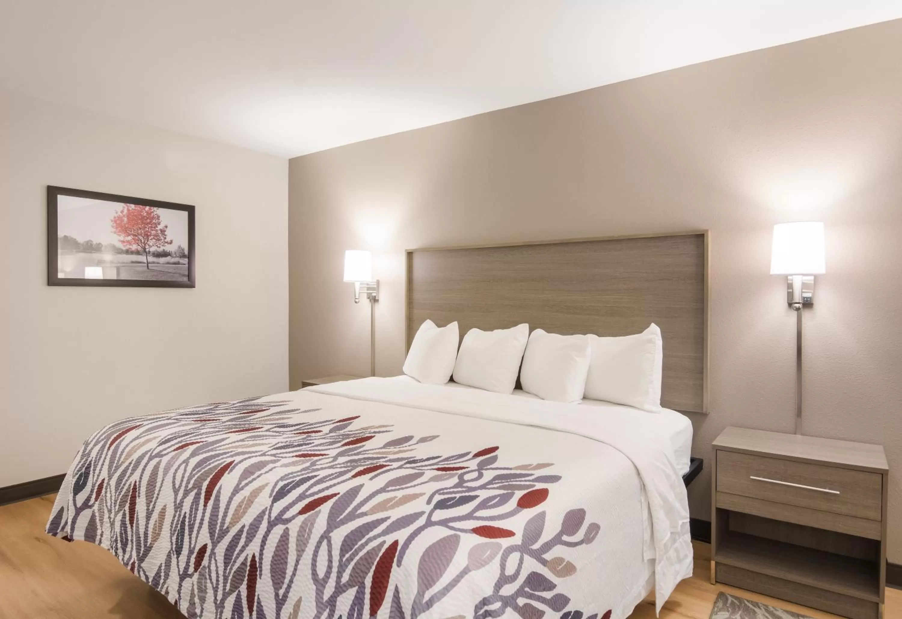 Photo of the whole room, Bed in Red Roof Inn Chester