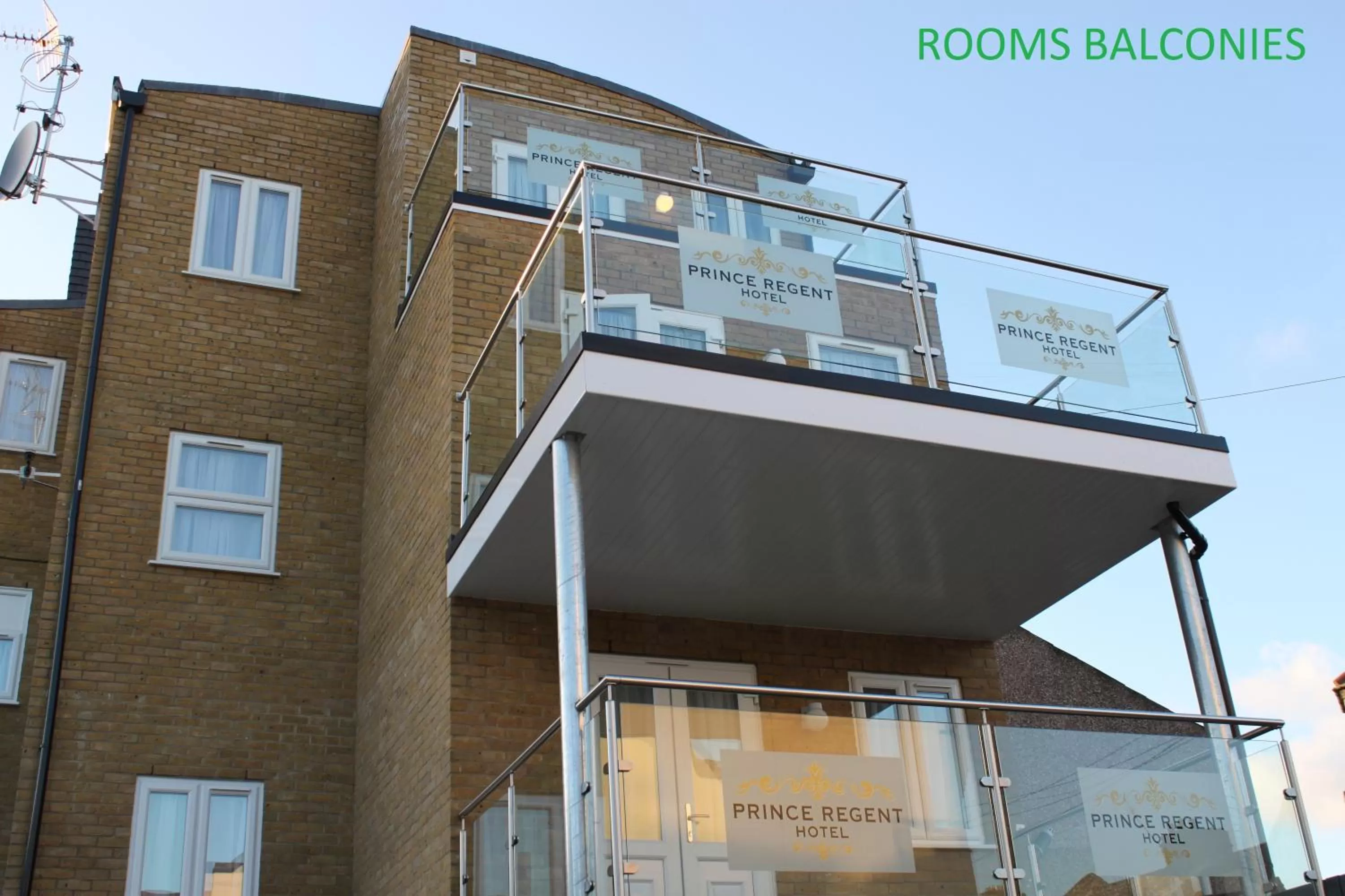 Facade/entrance in Prince Regent Hotel Excel London