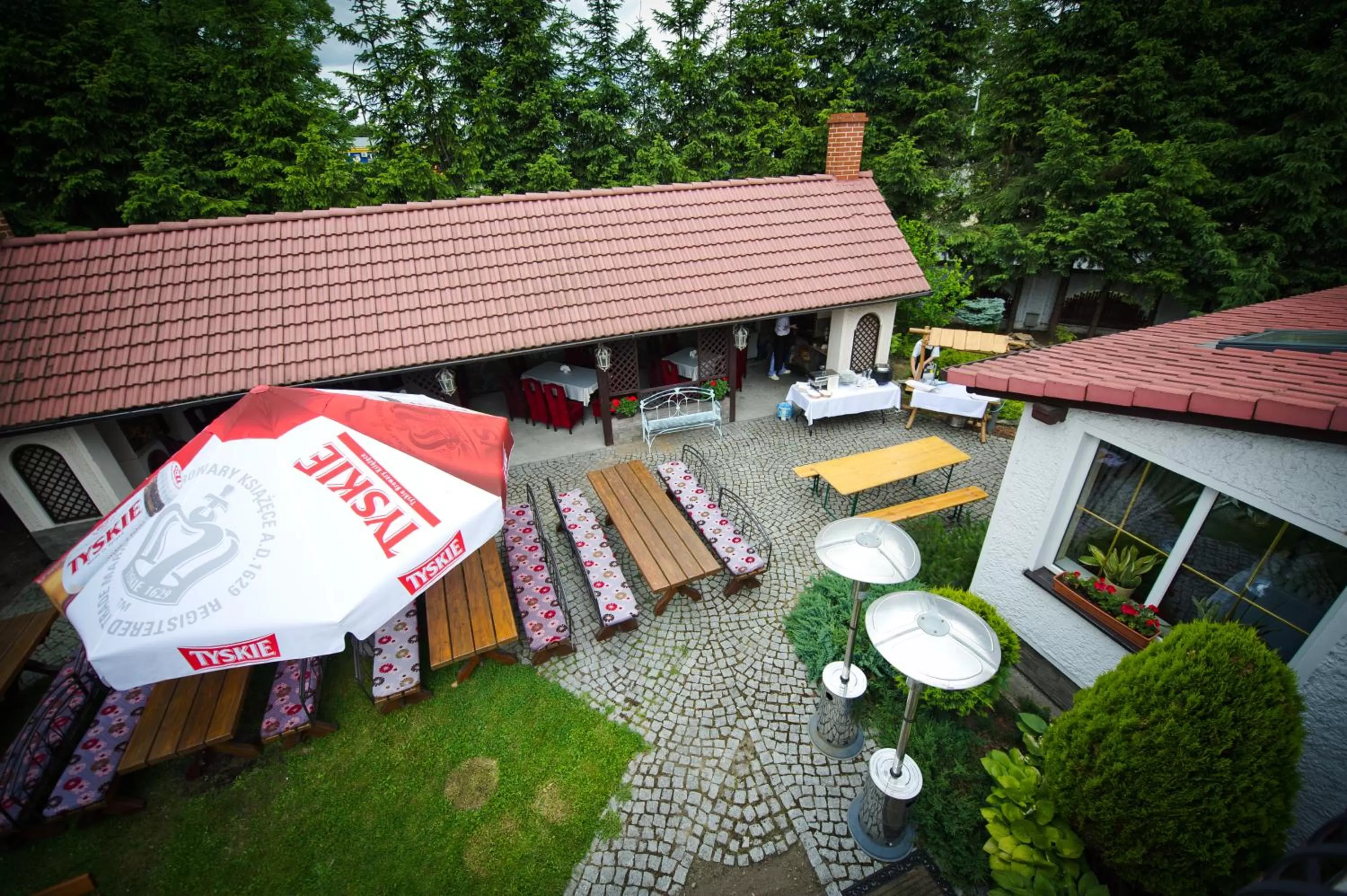 Bird's eye view in Motel Łużycki & Restauracja