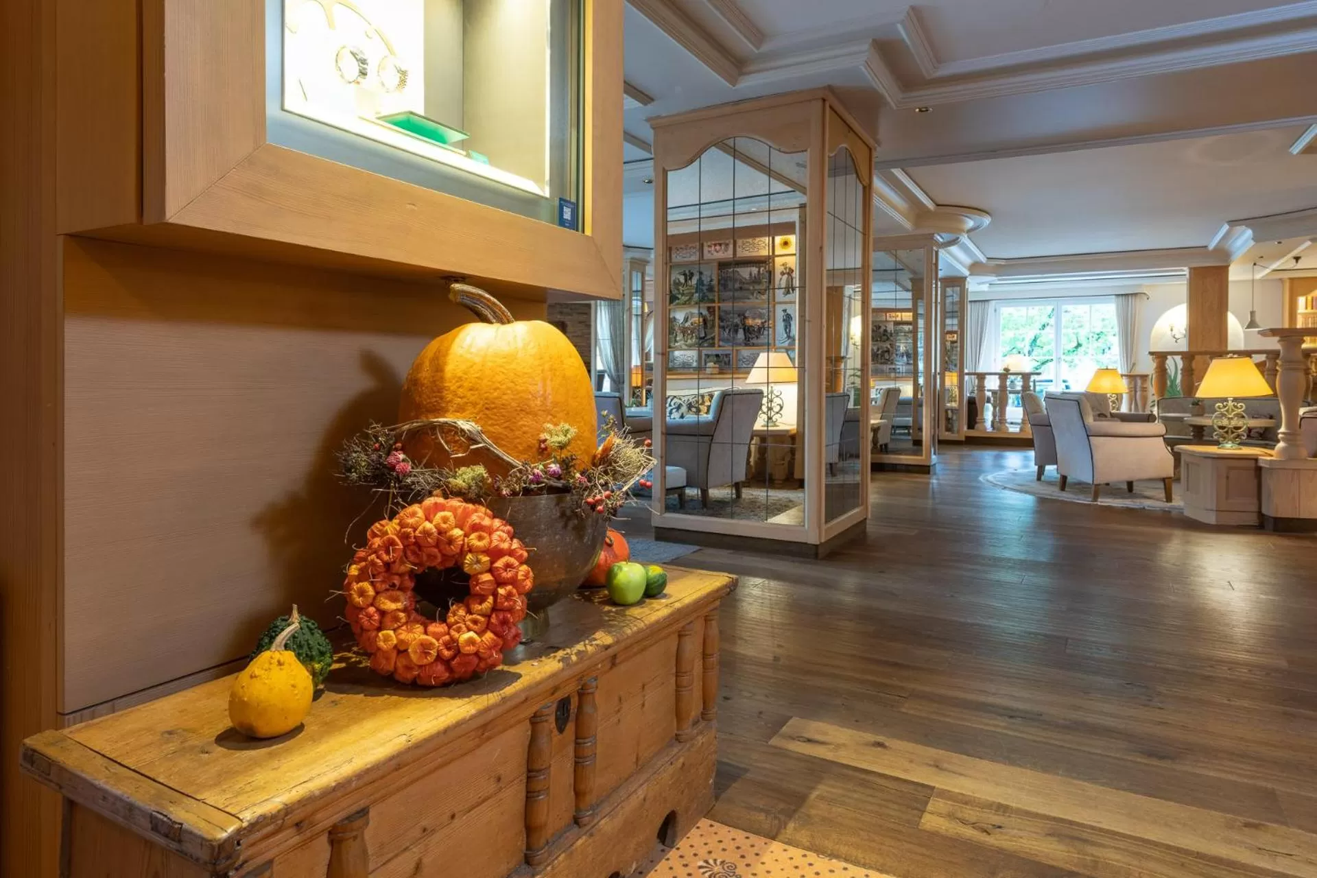 Lobby or reception in Romantik Hotel Schweizerhof