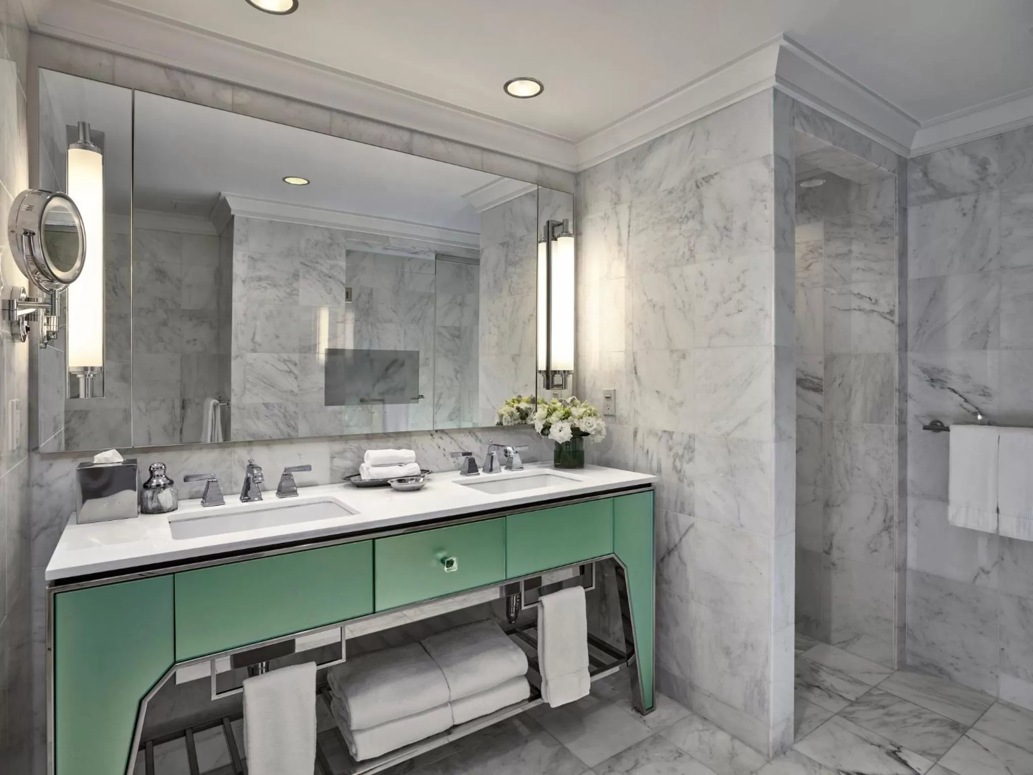 Bathroom in Loews Regency New York Hotel